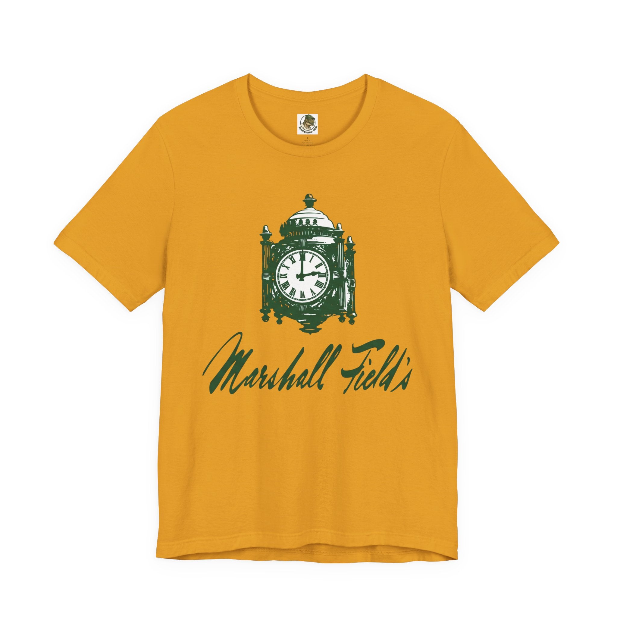 Unisex 'Marshall Field’s Clock' Vintage Graphic T‑Shirt