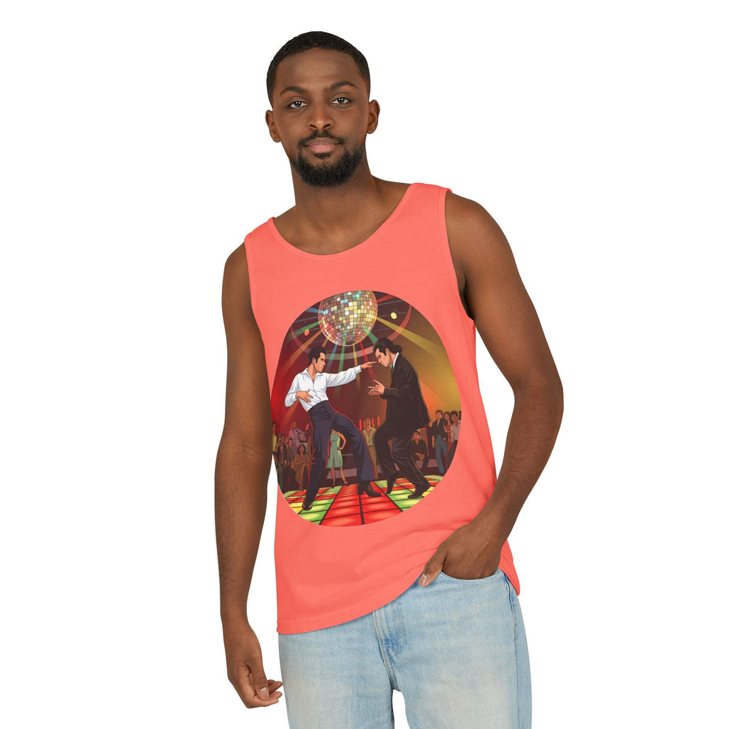 Unisex 'Dancing Together' Cottton Tank Top