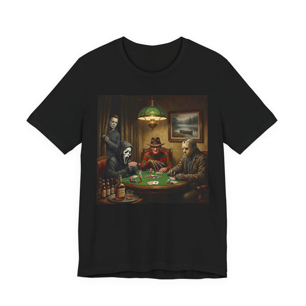 Horror Icons Poker Night Tee