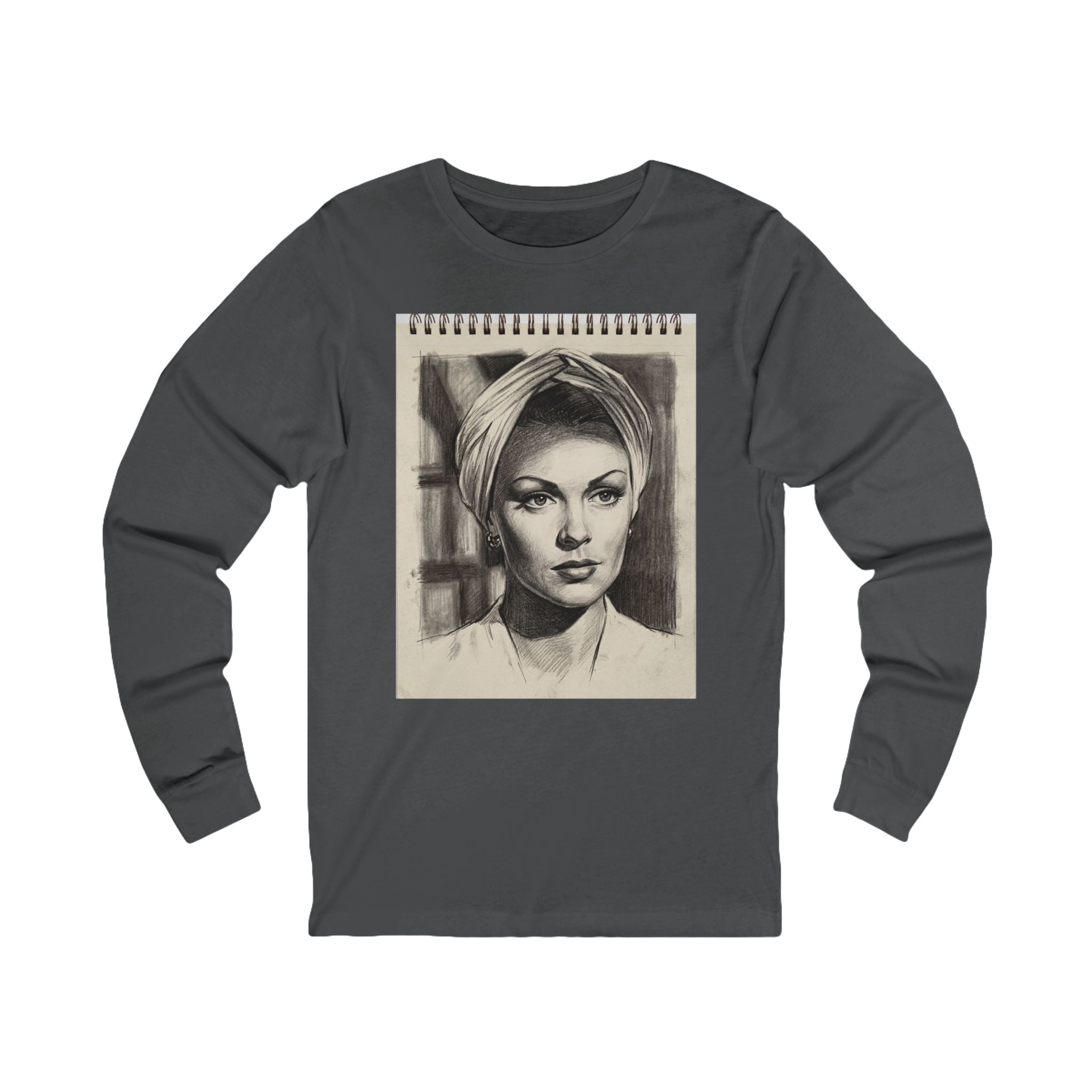 The Glamour Queen Sketchbook Long Sleeve Tee