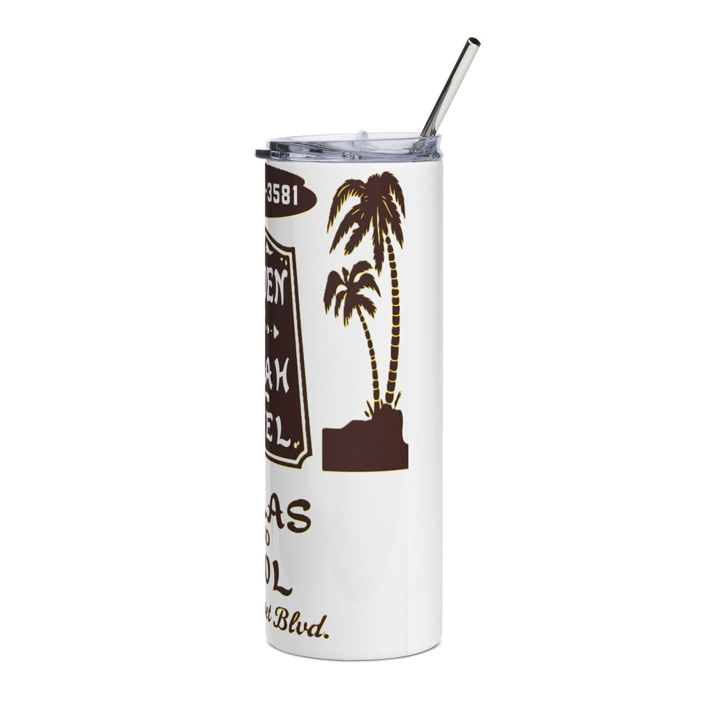 Vintage Garden of Allah Hotel 20oz Stainless Steel Tumbler