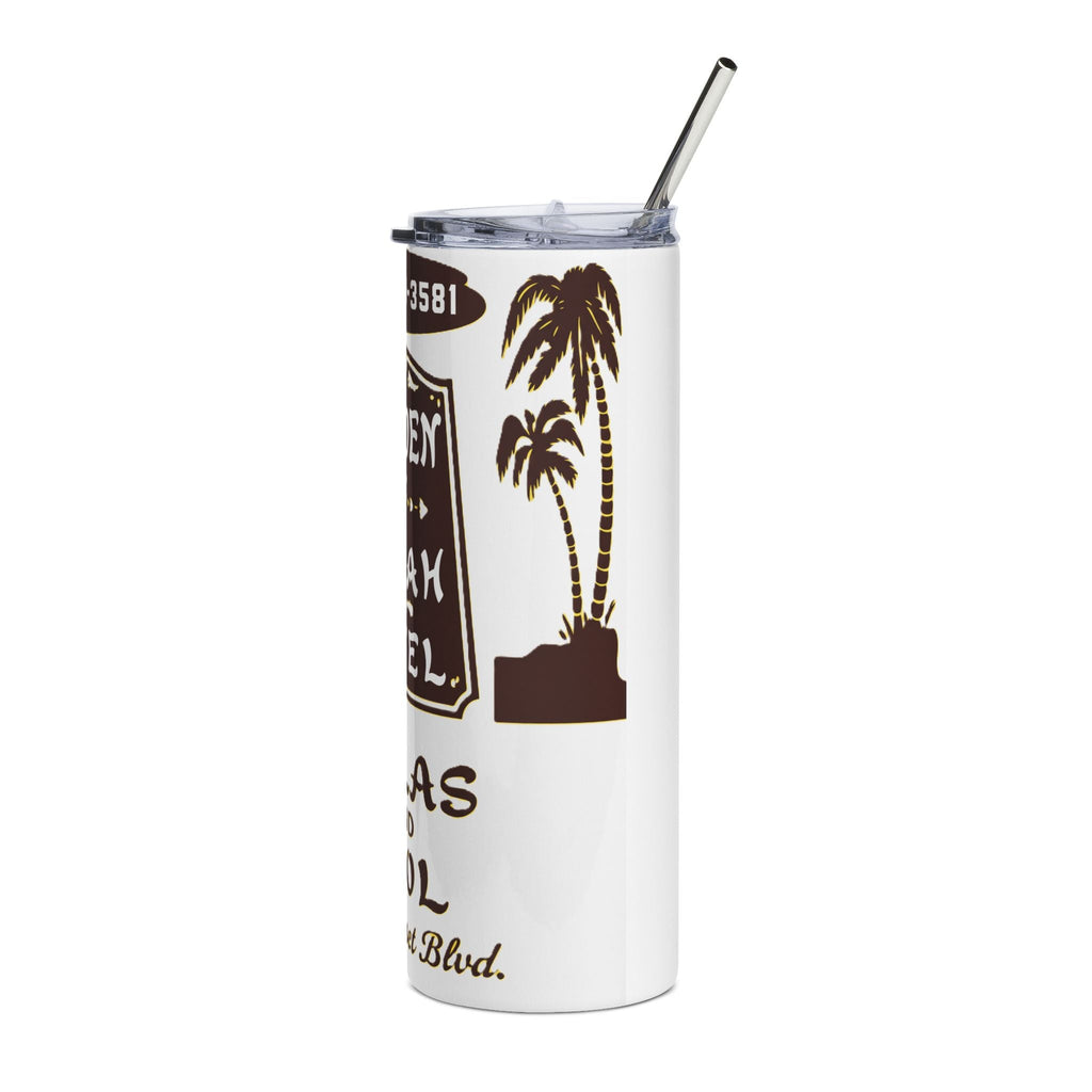 Vintage Garden of Allah Hotel 20oz Stainless Steel Tumbler