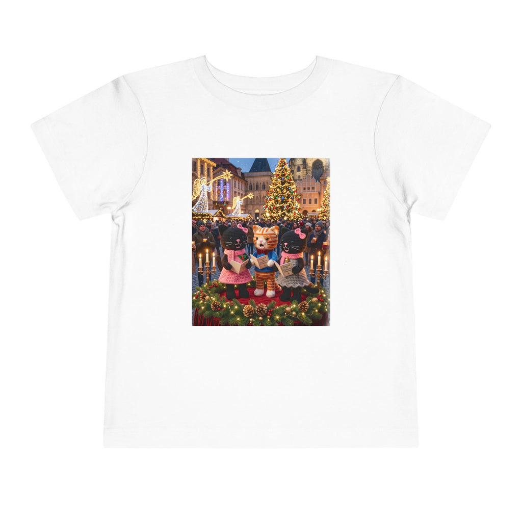 Christmas Kitty Choir Toddler Tee