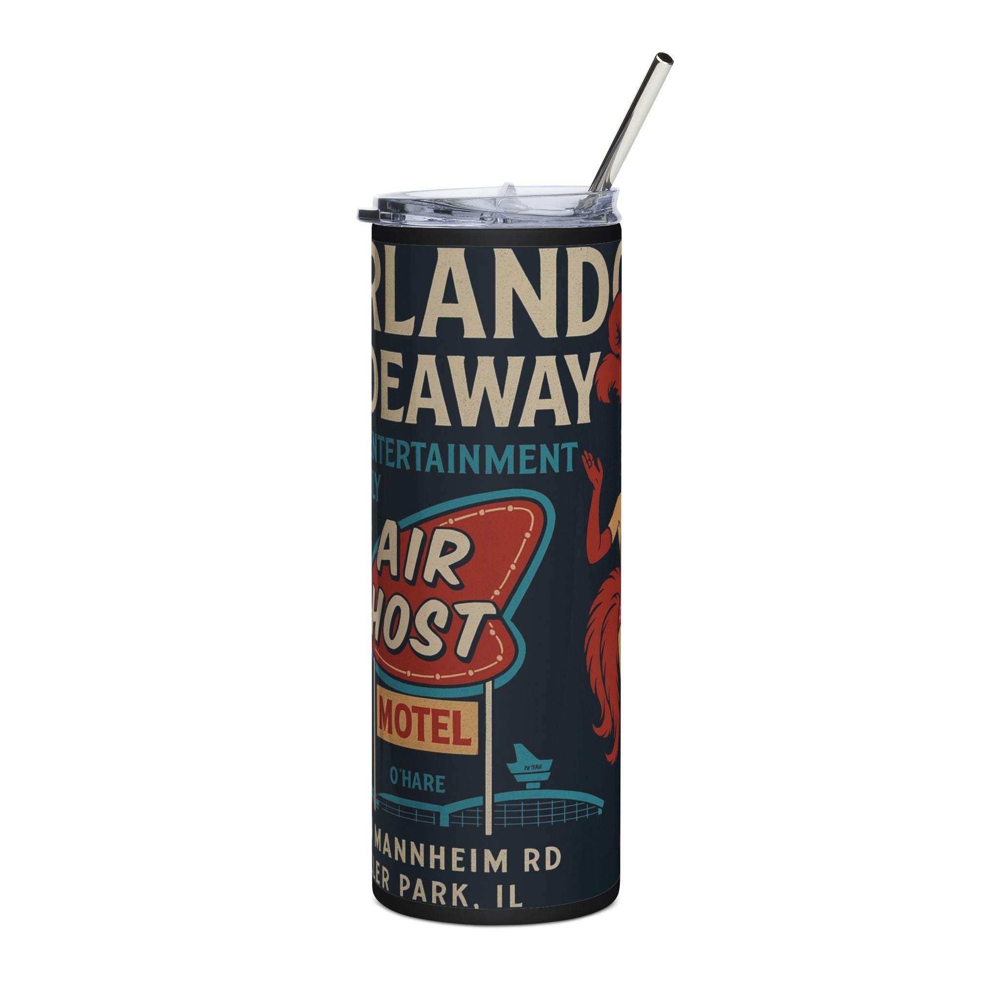 Orlando's Hideaway Stainless Steel 20oz Travel Cup