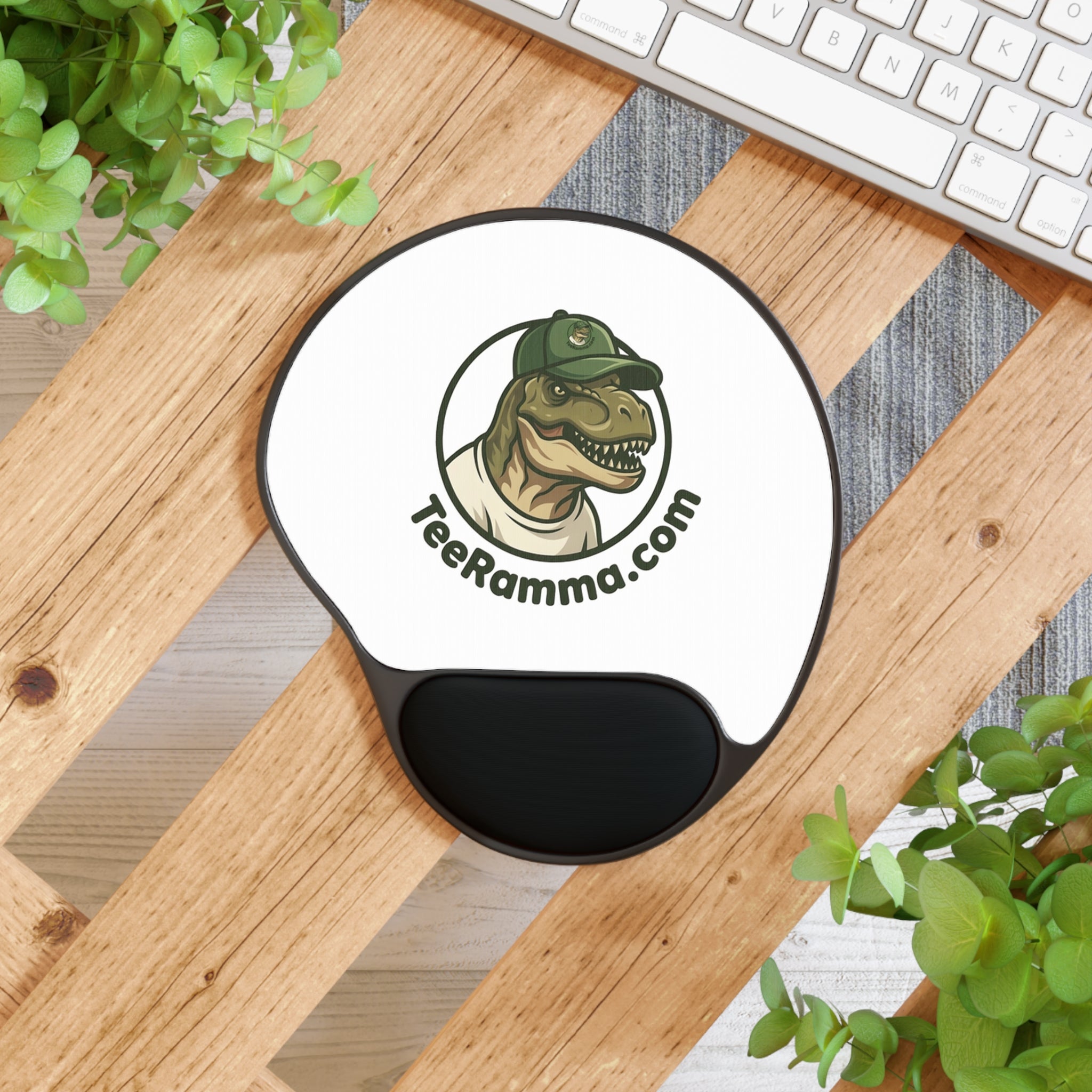 TeeRamma Logo Ergonomic Mouse Pad with Wrist Rest