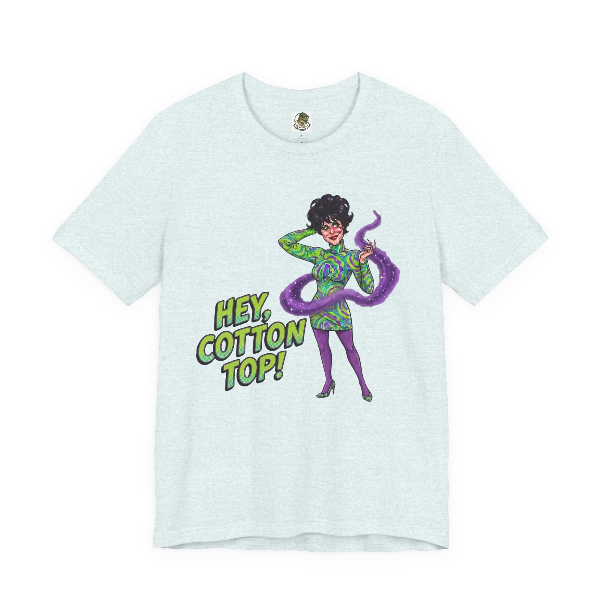 Unisex Vintage 'Hey, Cotton Top!' Cotton T-Shirt