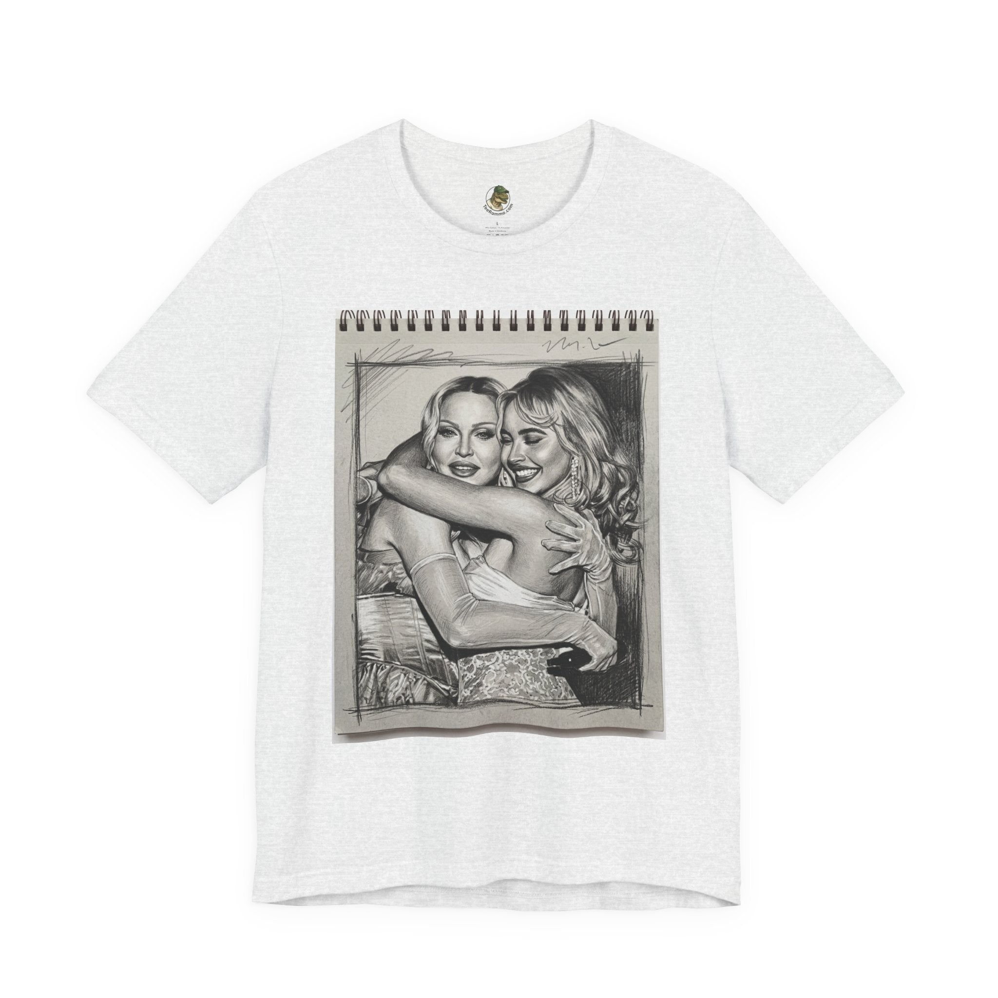 Unisex "Icons of Pop" Sketchbook Cotton T-Shirt