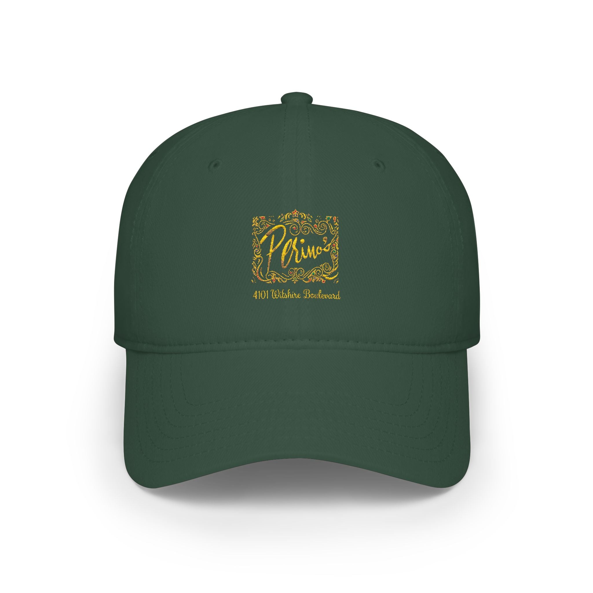 Perino's Low Restaurant Profile Embroidered Baseball Cap