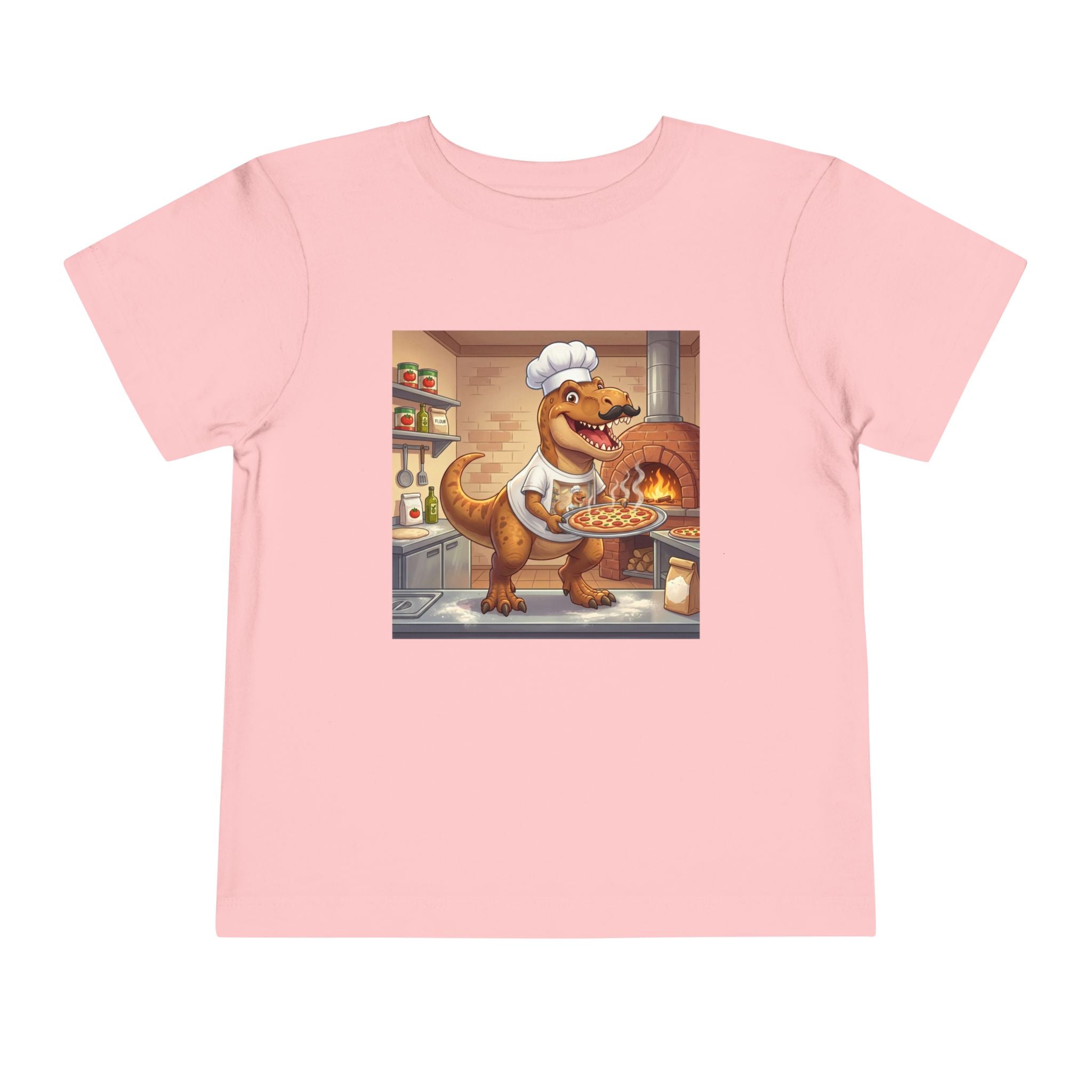 Ernest T. Rex Pizza Chef Toddler Tee