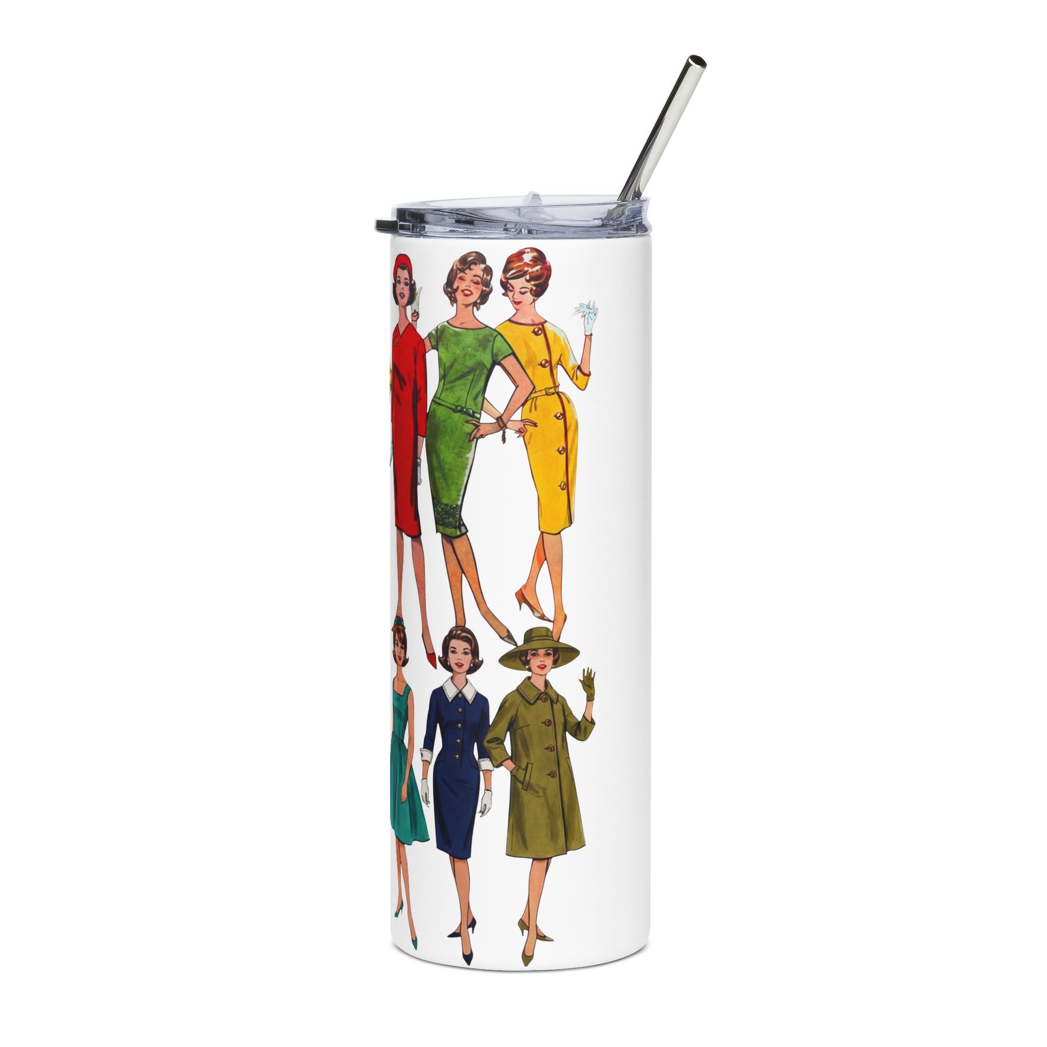 'Sixties Fashion Show' Stainless Steel 20oz Tumbler