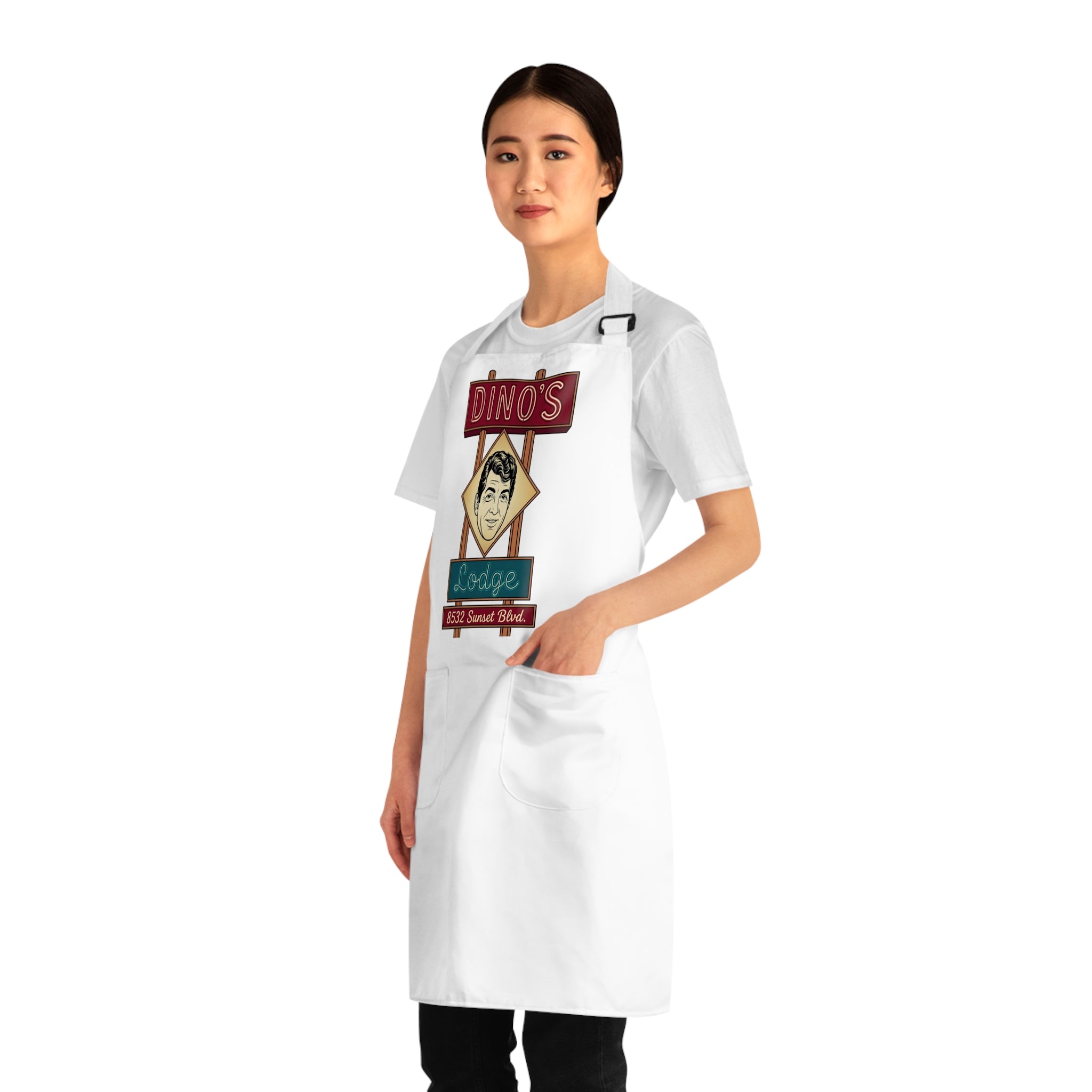 Dino's Lodge Vintage Kitchen Apron