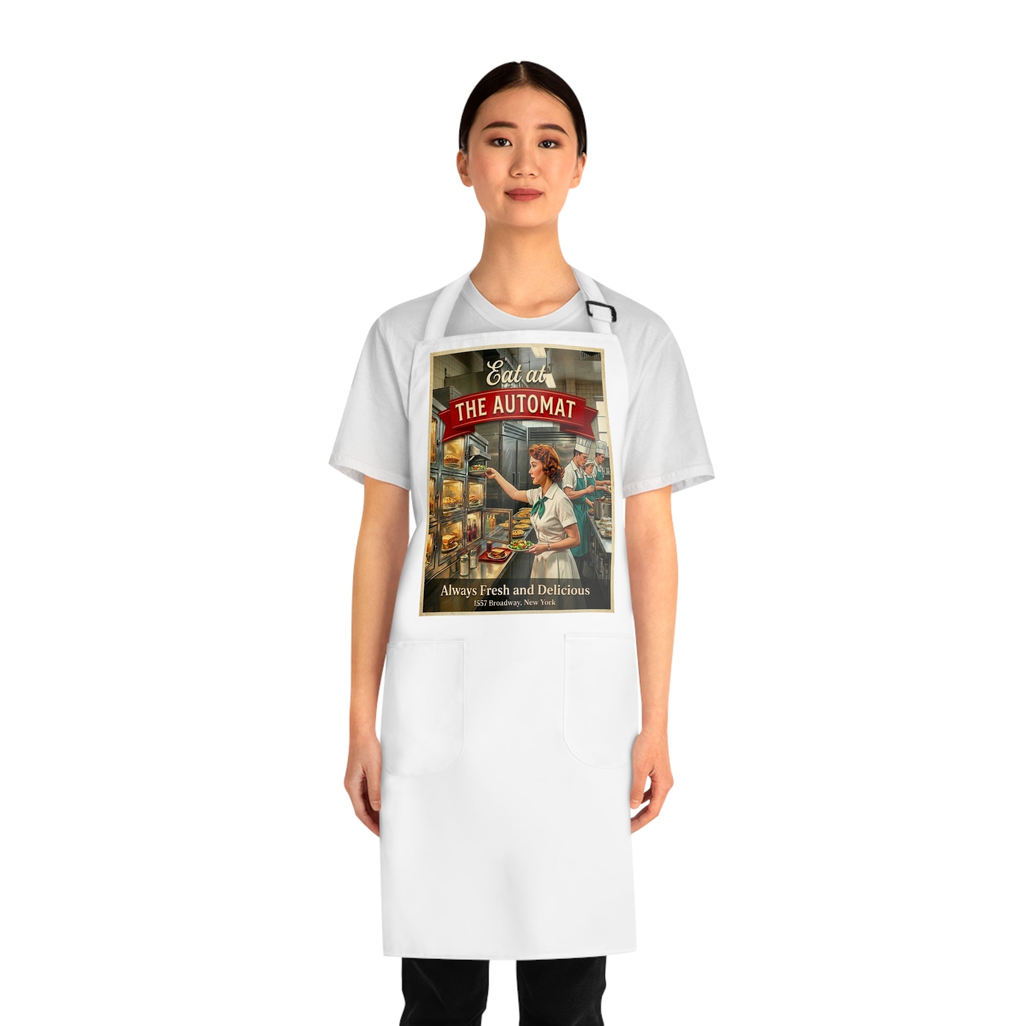 Eat at The Automat Retro Kitchen Apron