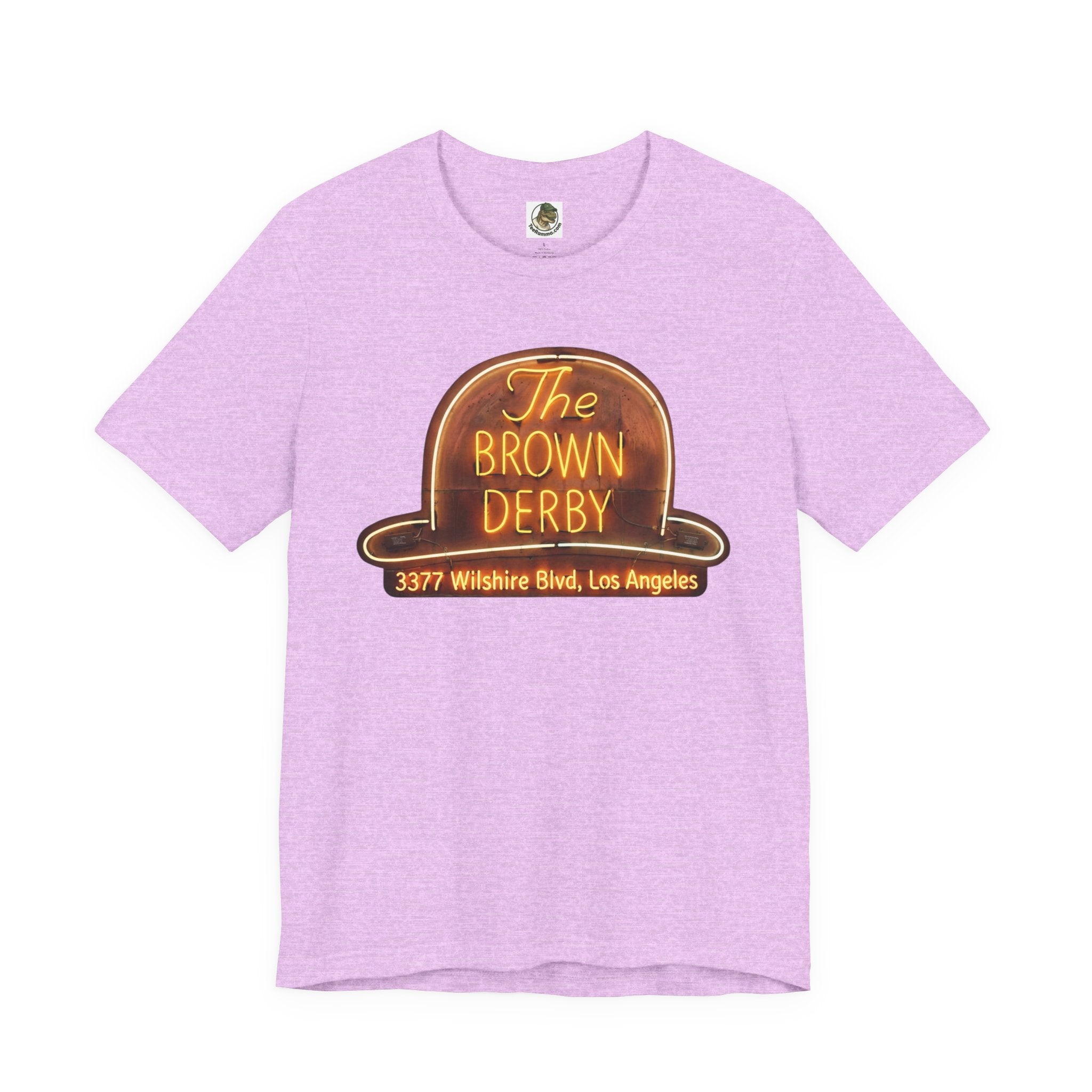 Vintage Brown Derby Restaurant Tee -- Retro Neon Sign
