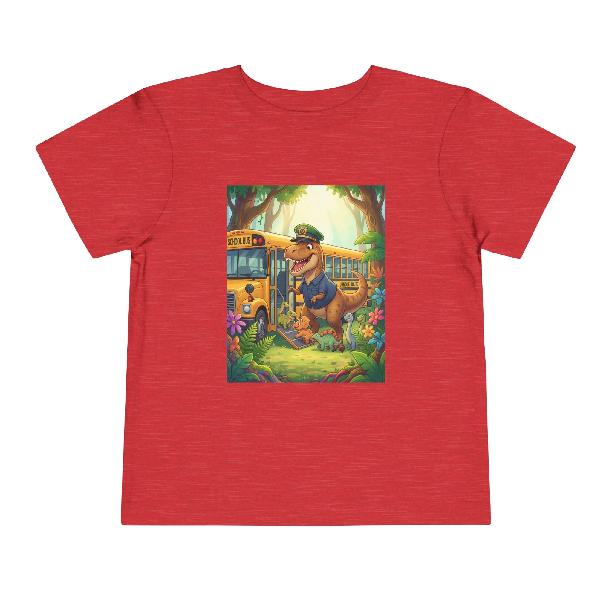 Ernest T-Rex Bus Driver Toddler Tee