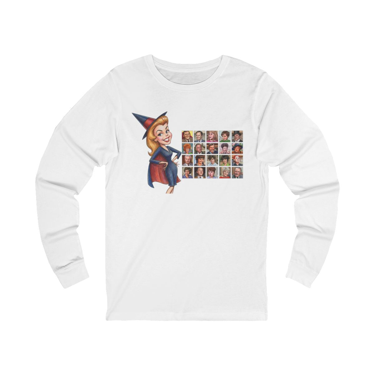 Unisex "Witch Family" Collage Long Sleeve Tee