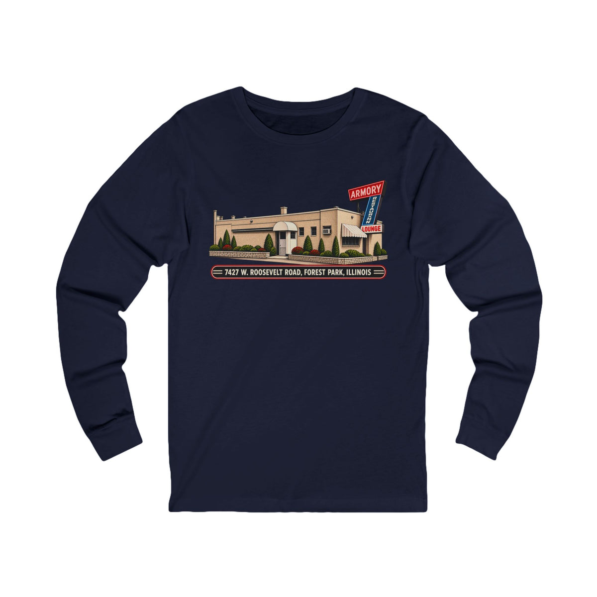 Armory Lounge Retro Long Sleeve Tee