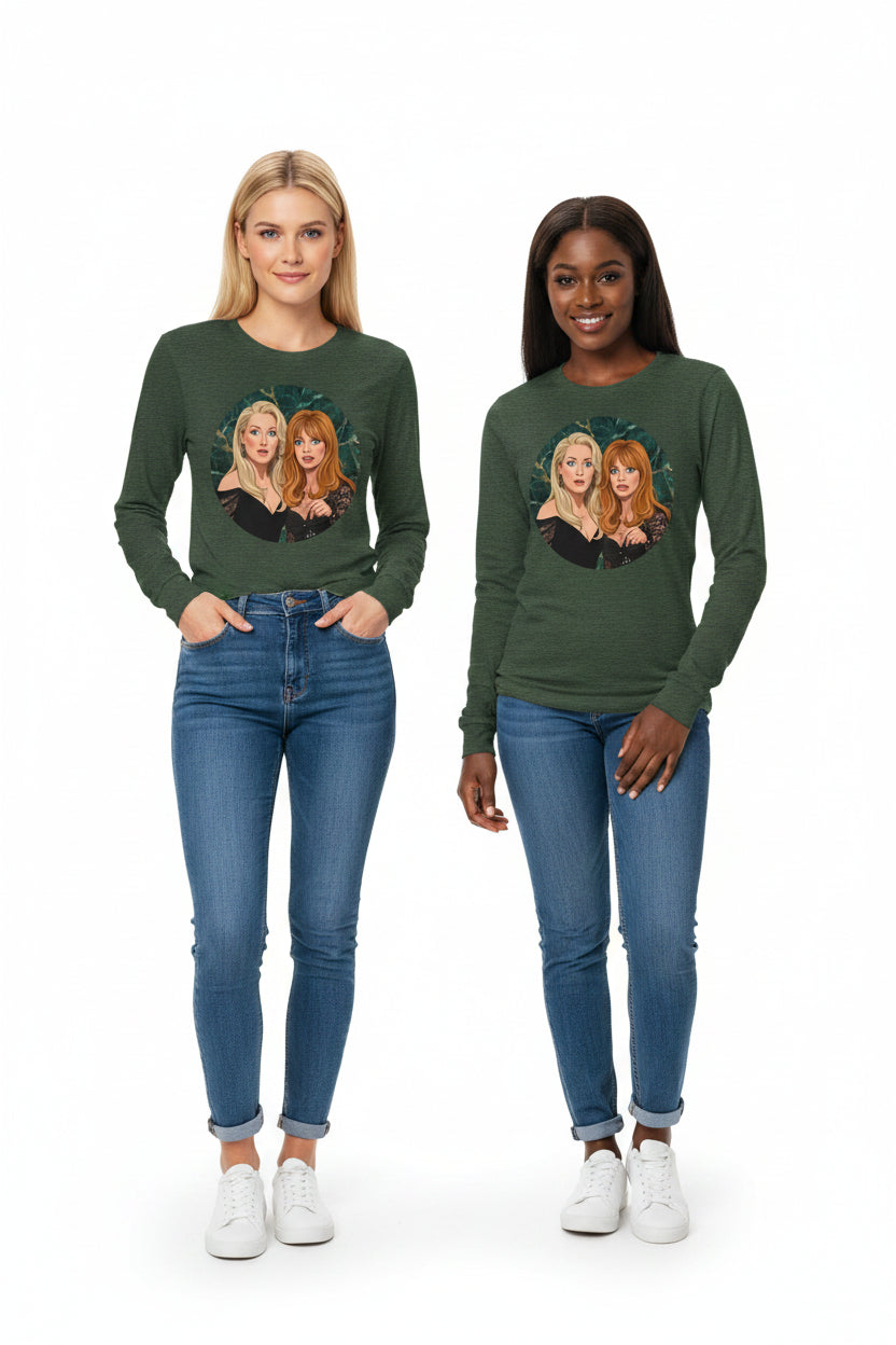 Unisex Frenemies Long Sleeve Cotton T-Shirt