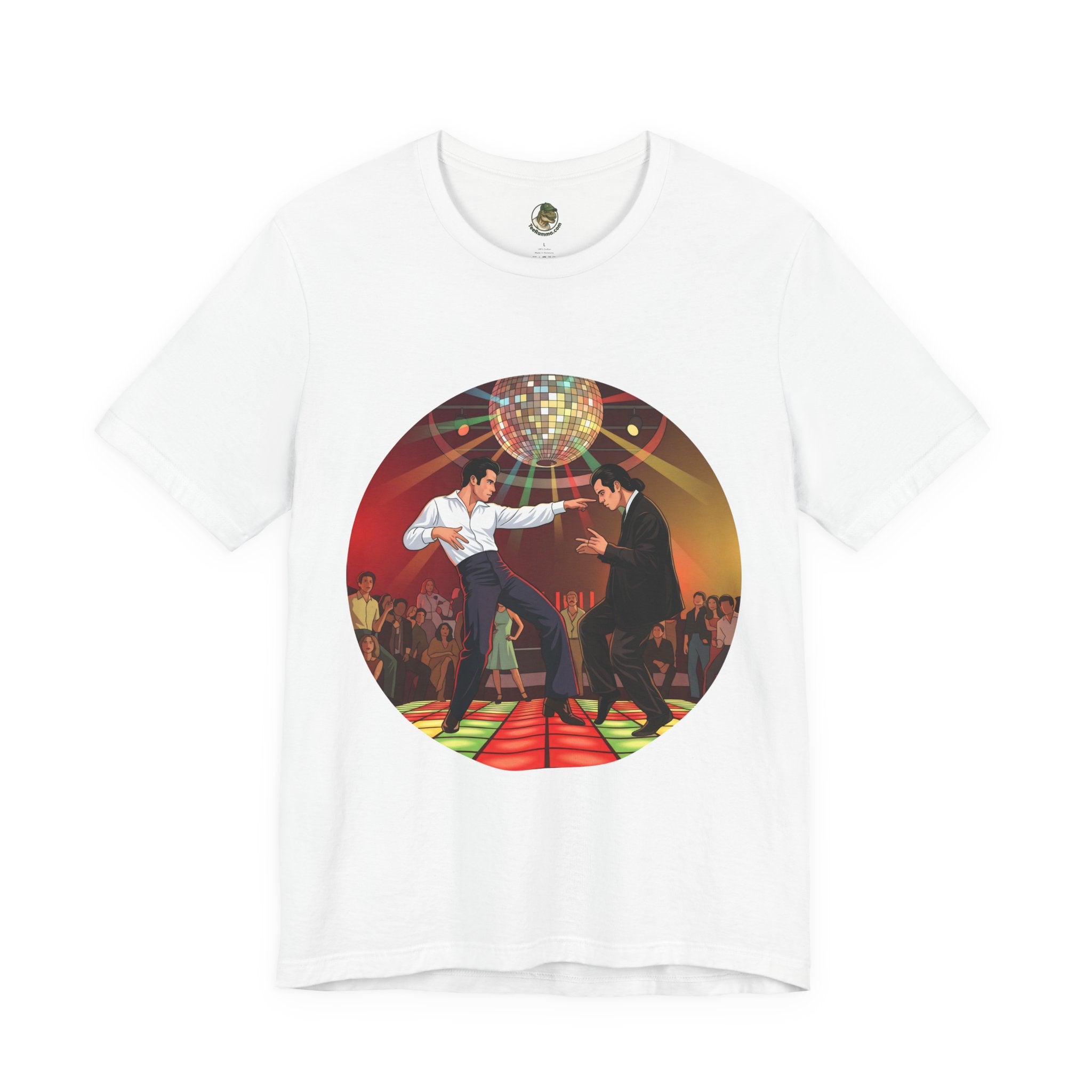 Unisex 'Dancing Together' Cotton T-Shirt