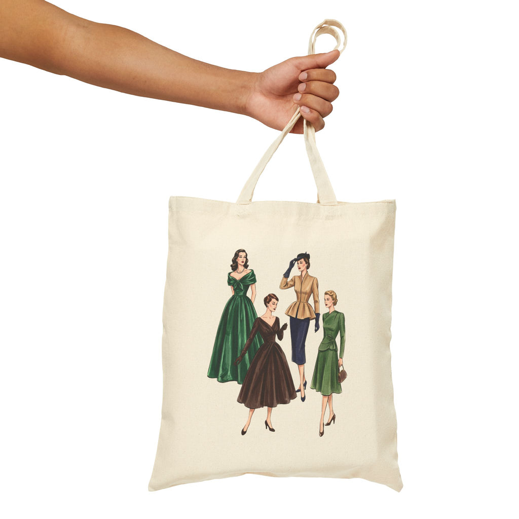 Vintage Ladies Fashion 'New Look' Canvas Tote Bag