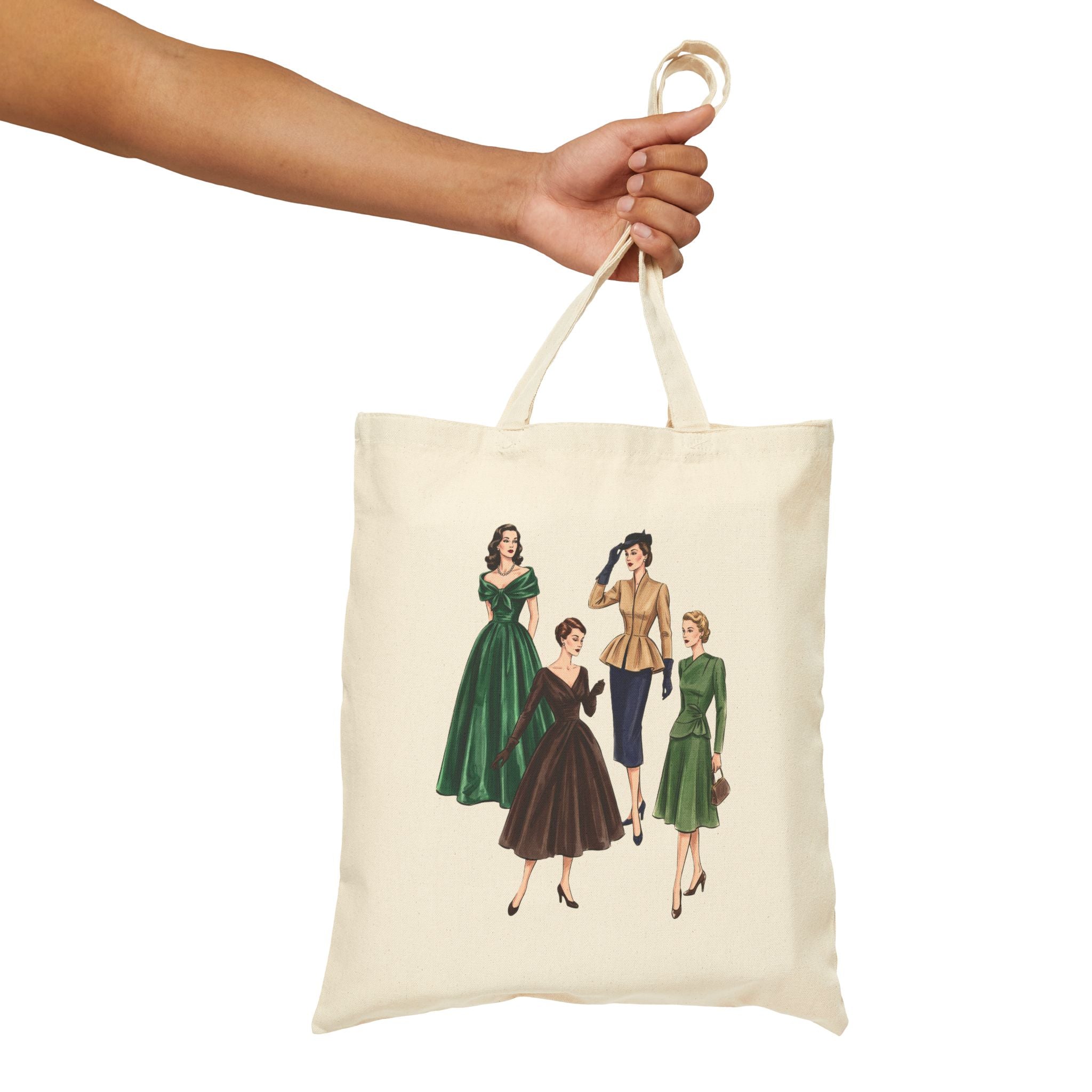 Vintage Ladies Fashion 'New Look' Canvas Tote Bag