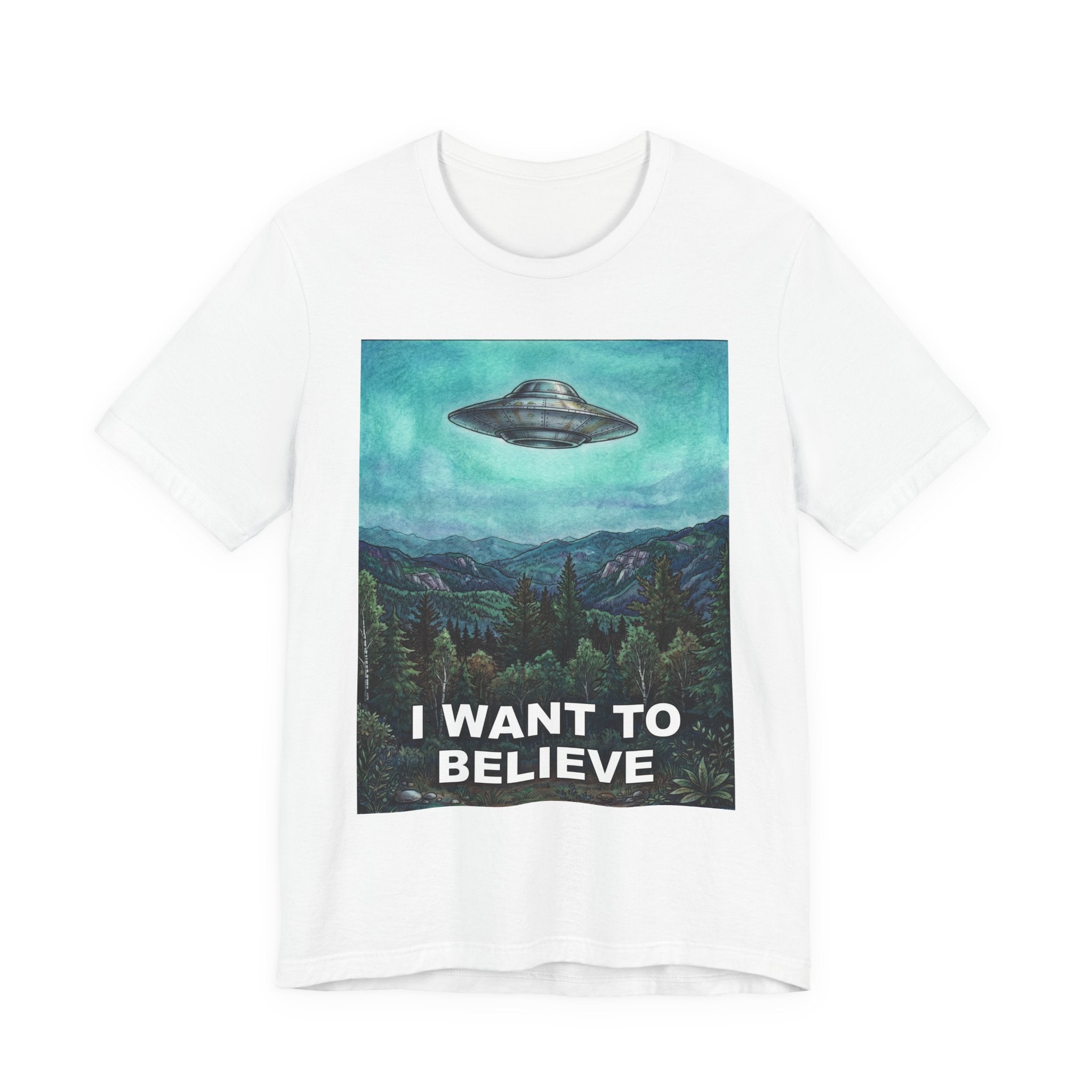 I Want to Believe UFO Tee
