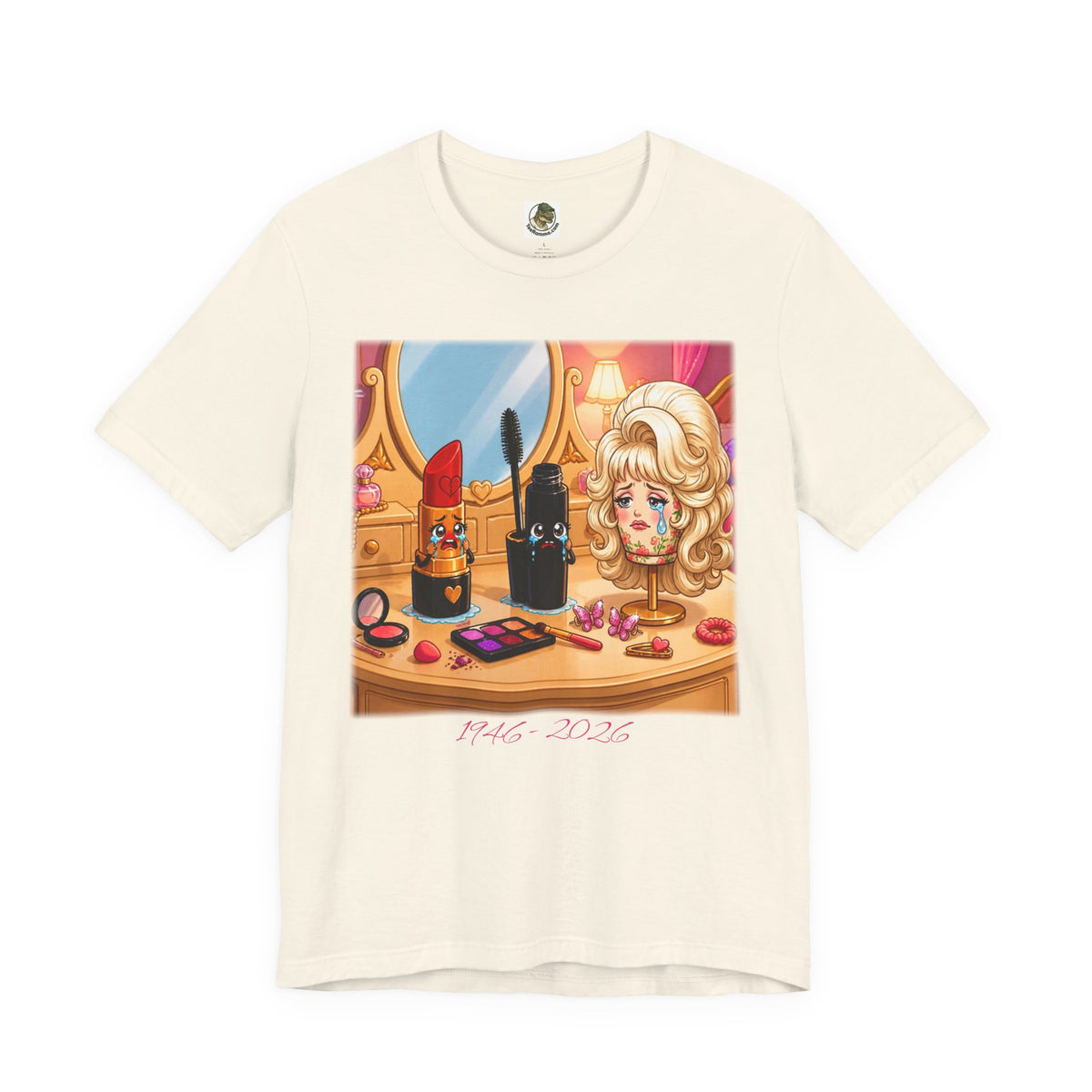 Mourning Makeup & Wig Tee