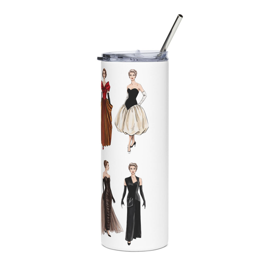 Vintage Ladies Fashion 'Charles James' 20oz Stainless Steel Tumbler