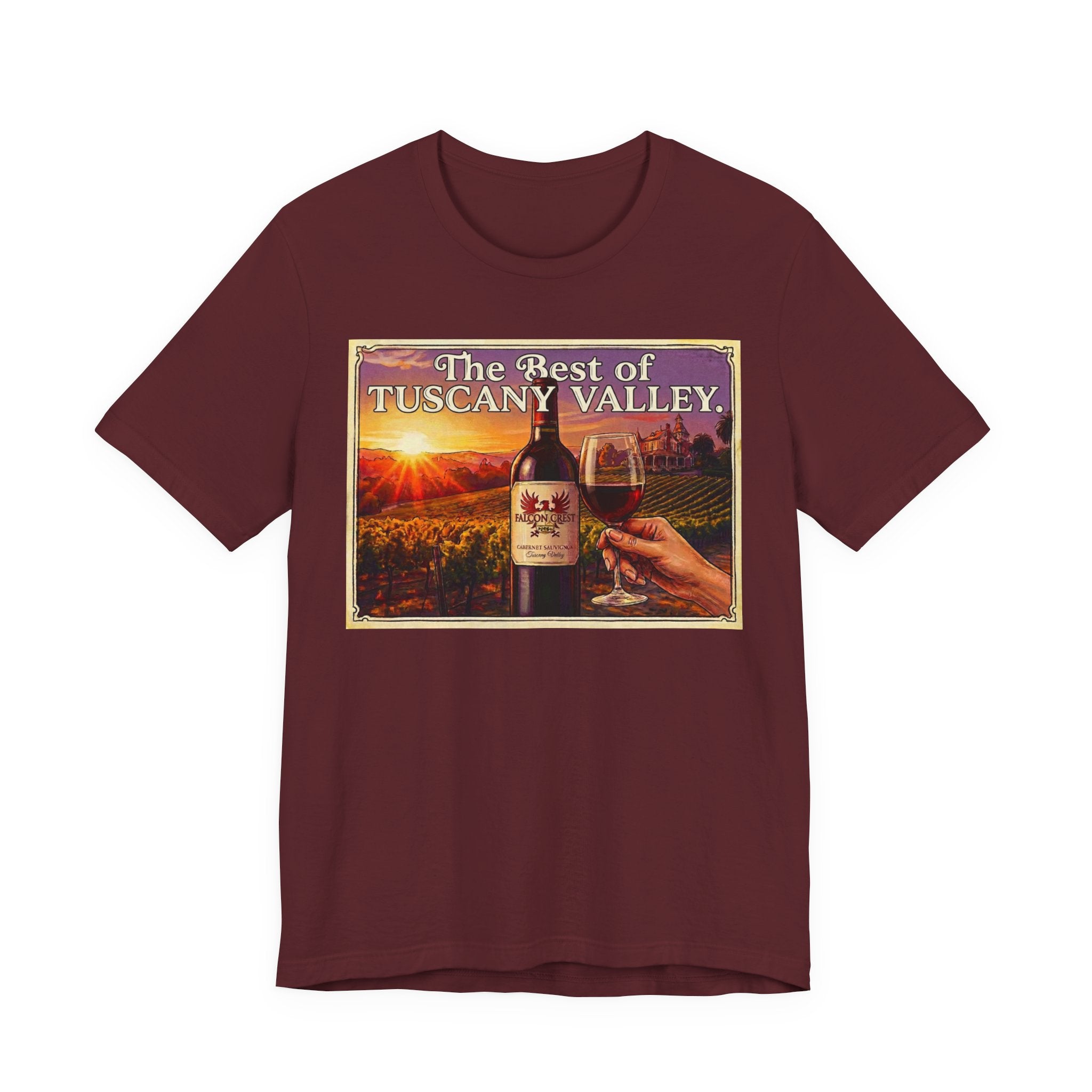 Tuscany Valley Wine Retro Tee