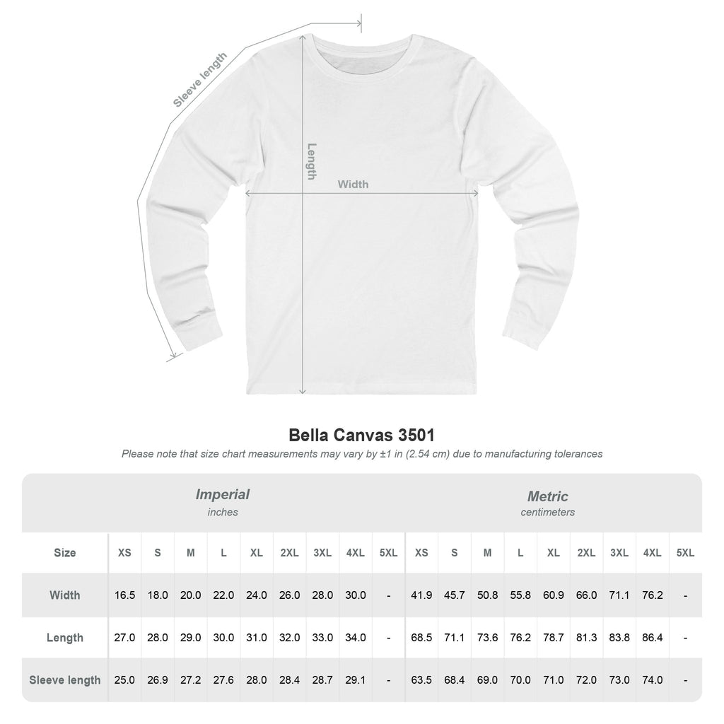 Unisex "Hitch" Sketchbook Long Sleeve T-Shirt