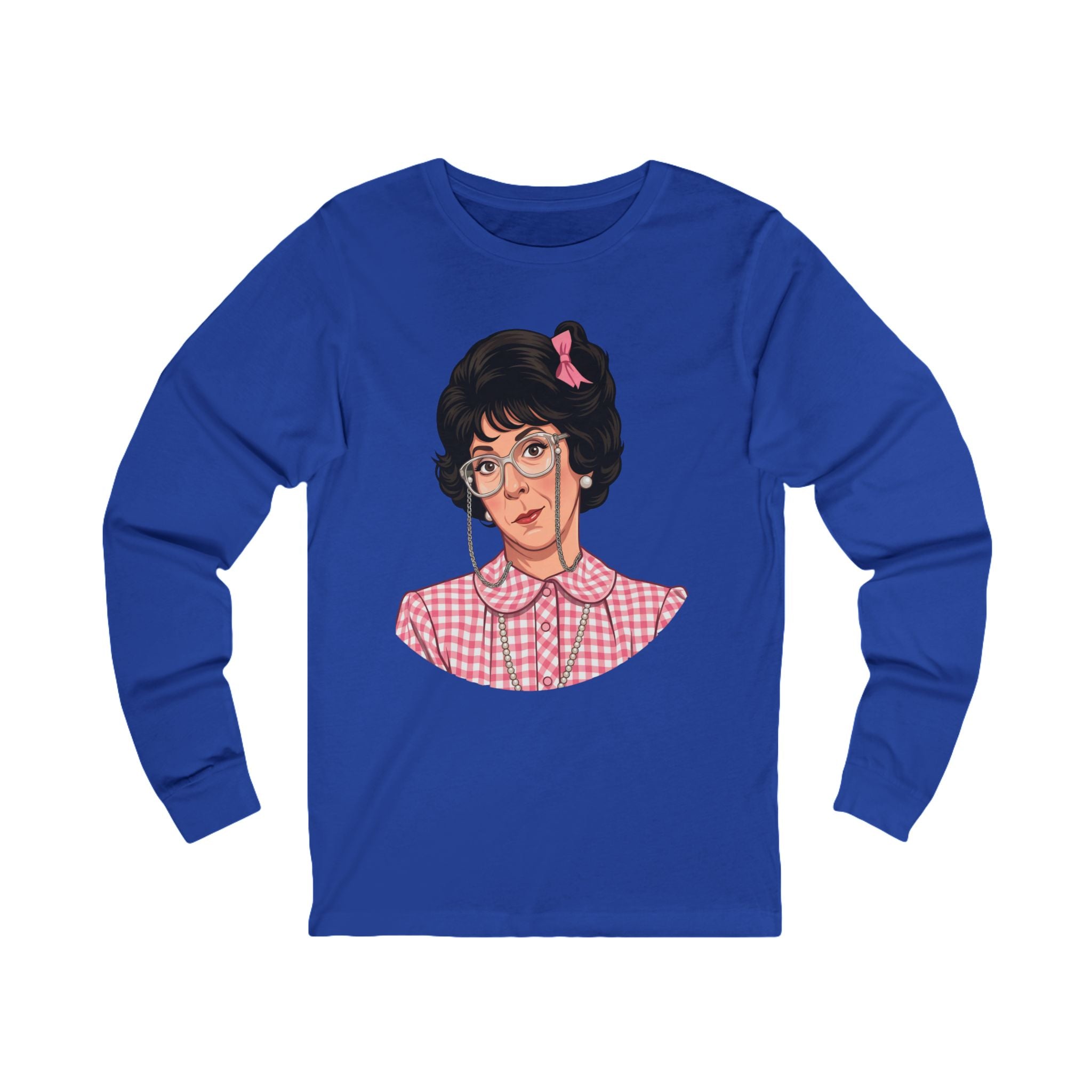 Unisex 'Neighbor Lady' Cotton Long Sleeve T-Shirt