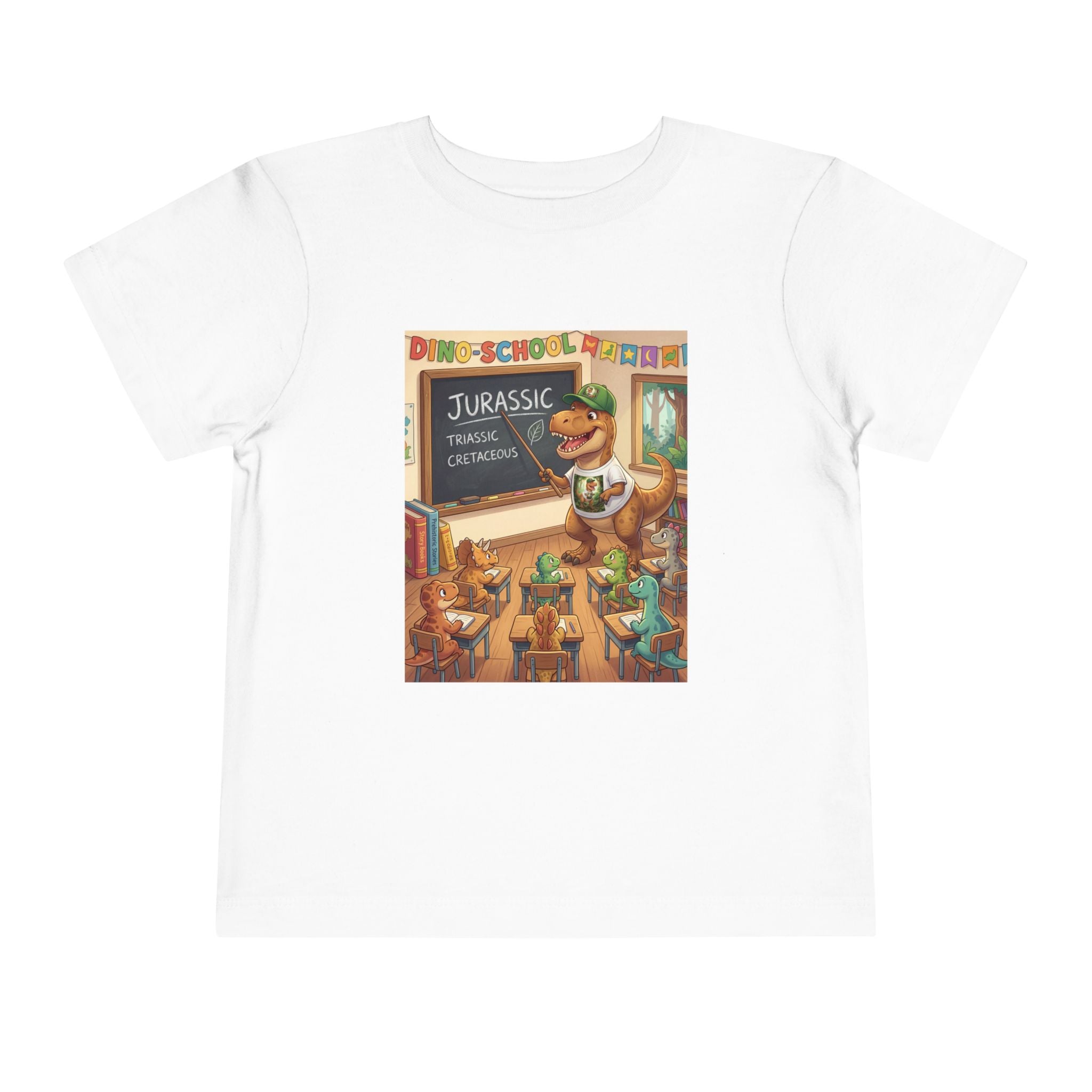 Ernest T-Rex Teacher Toddler Tee