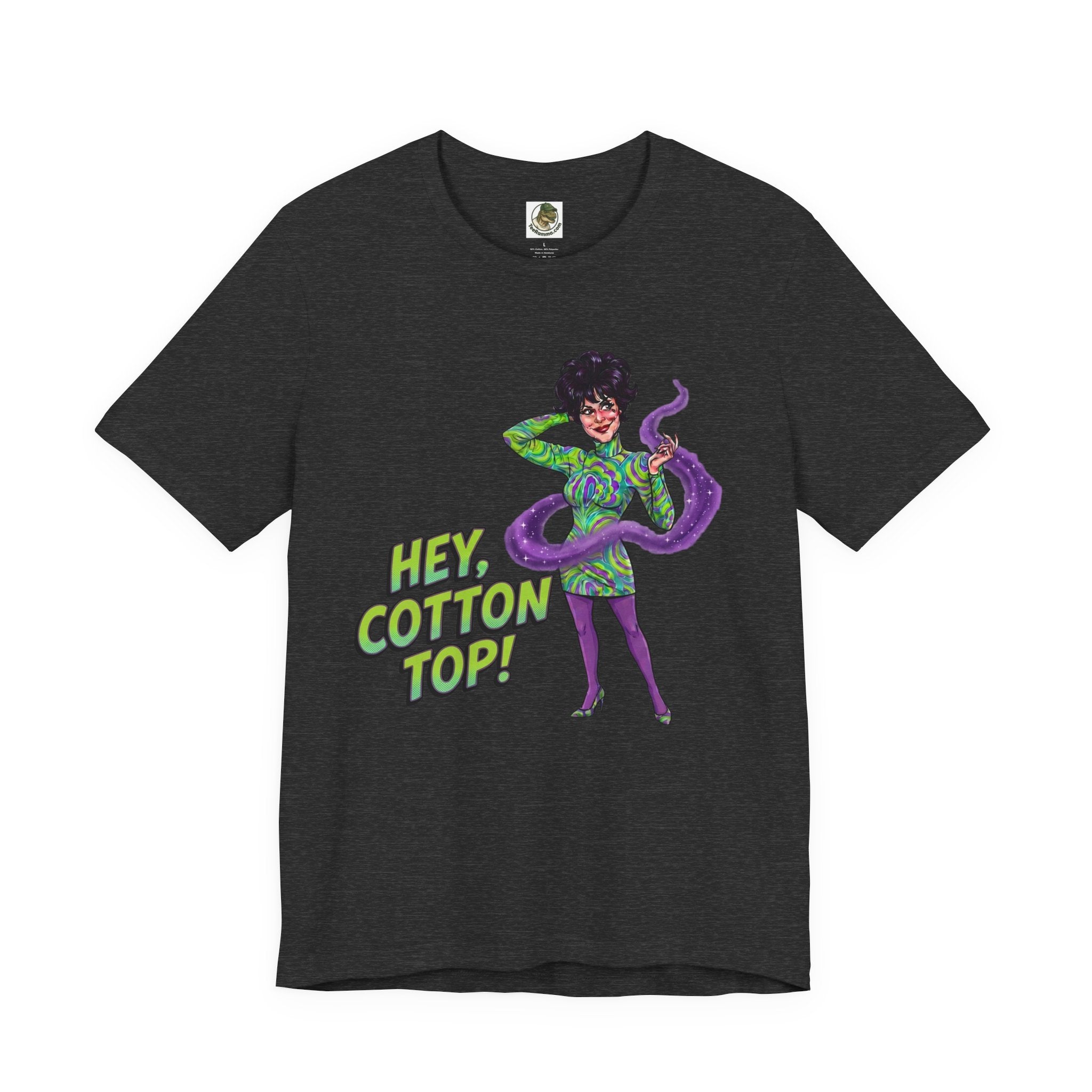 Unisex Vintage 'Hey, Cotton Top!' Cotton T-Shirt