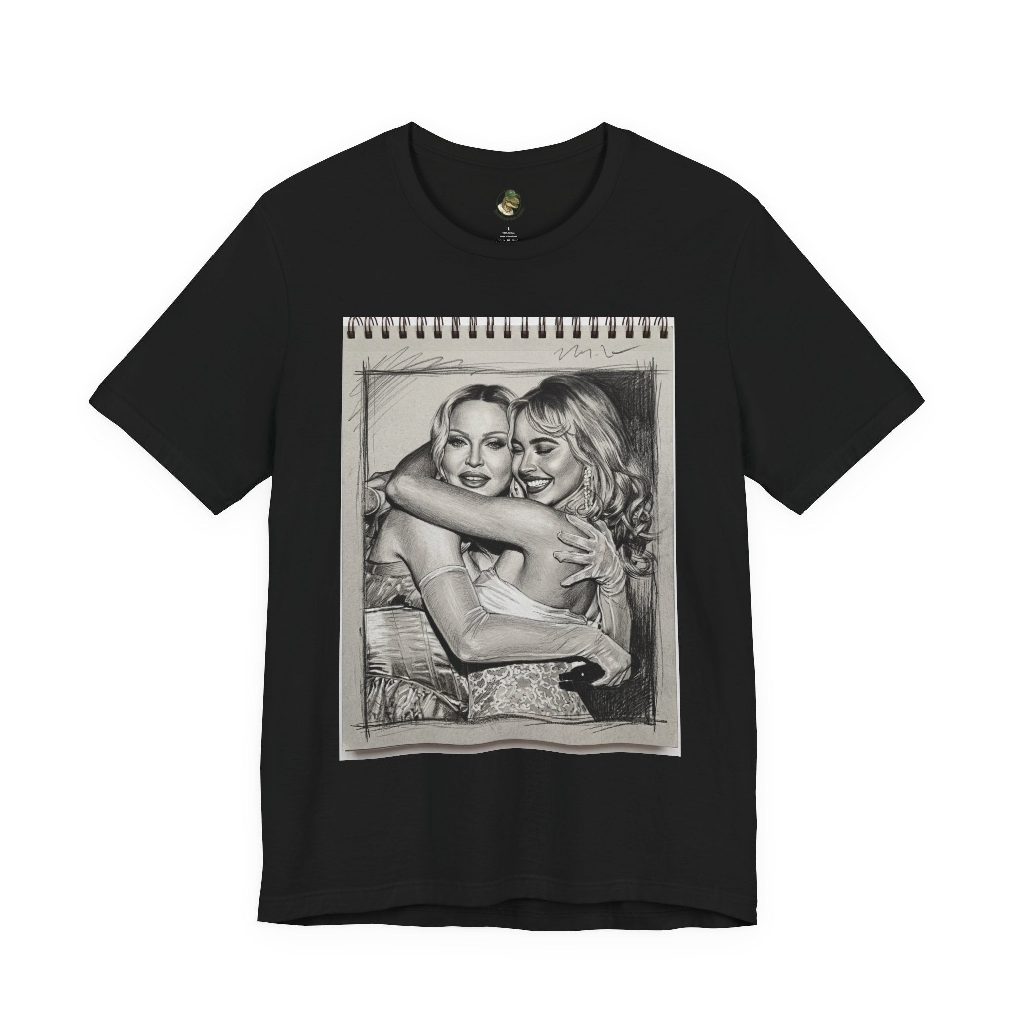 Unisex "Icons of Pop" Sketchbook Cotton T-Shirt