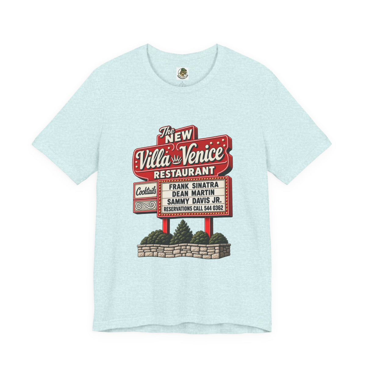 Villa Venice Restaurant Retro Sign Tee