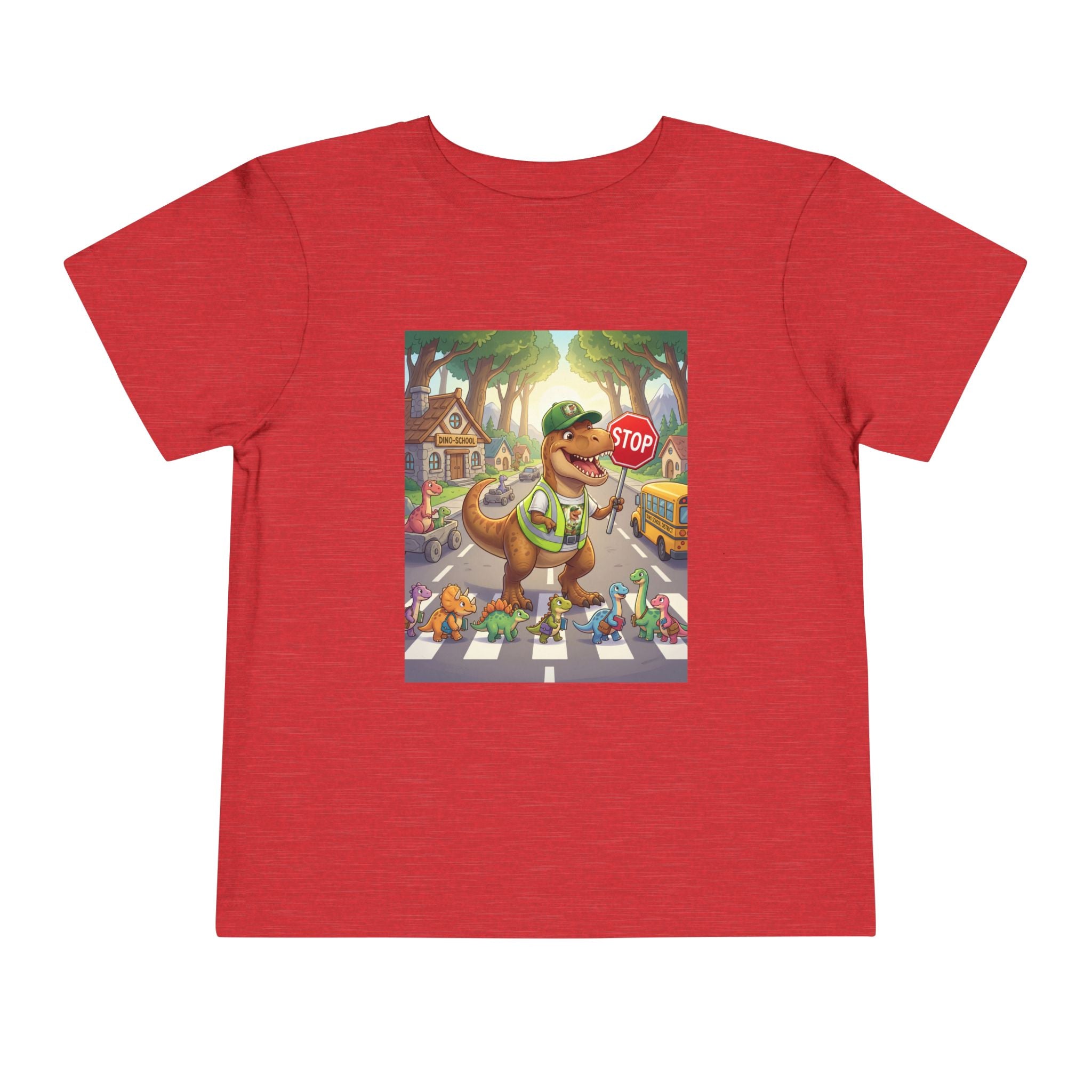 Ernest T-Rex Crossing Guard Toddler Tee