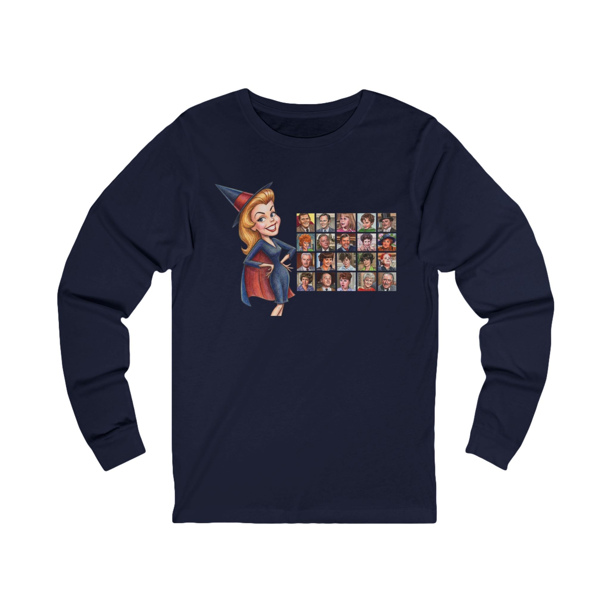 Unisex "Witch Family" Collage Long Sleeve Tee