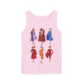 Sixties Vintage Fashion Models Graphic Tank Top