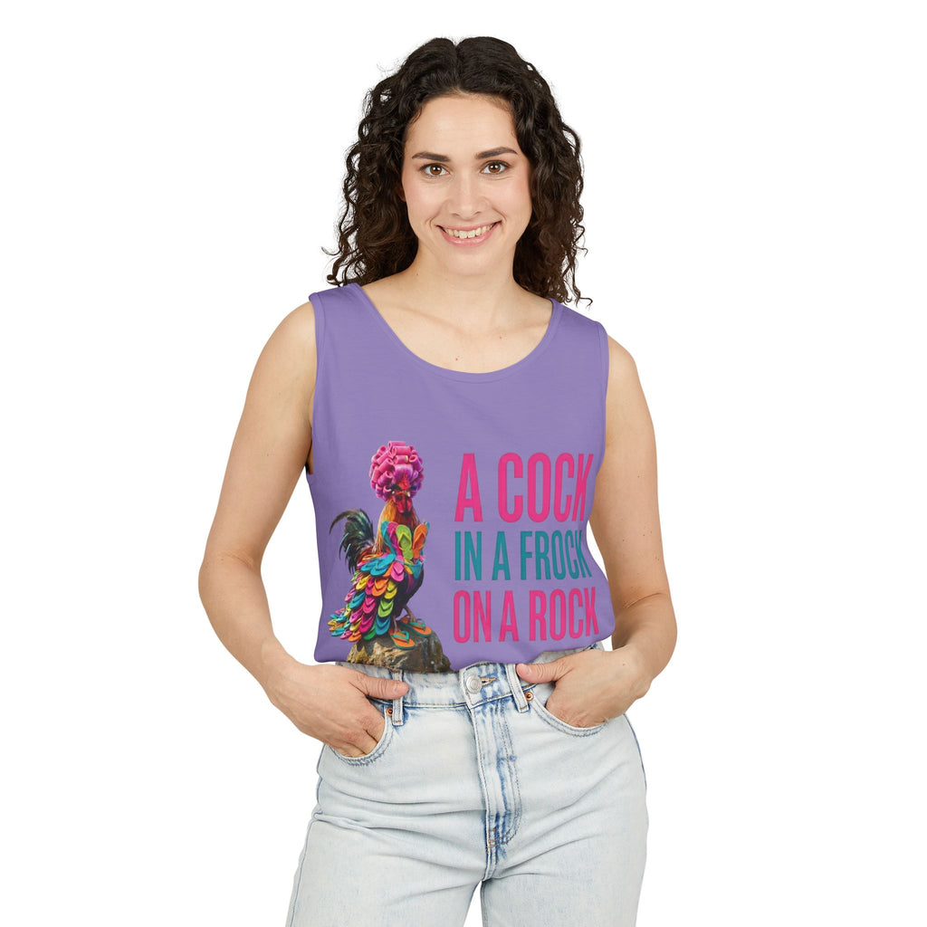 Unisex "Best Dressed Rooster" Graphic Summer Tank