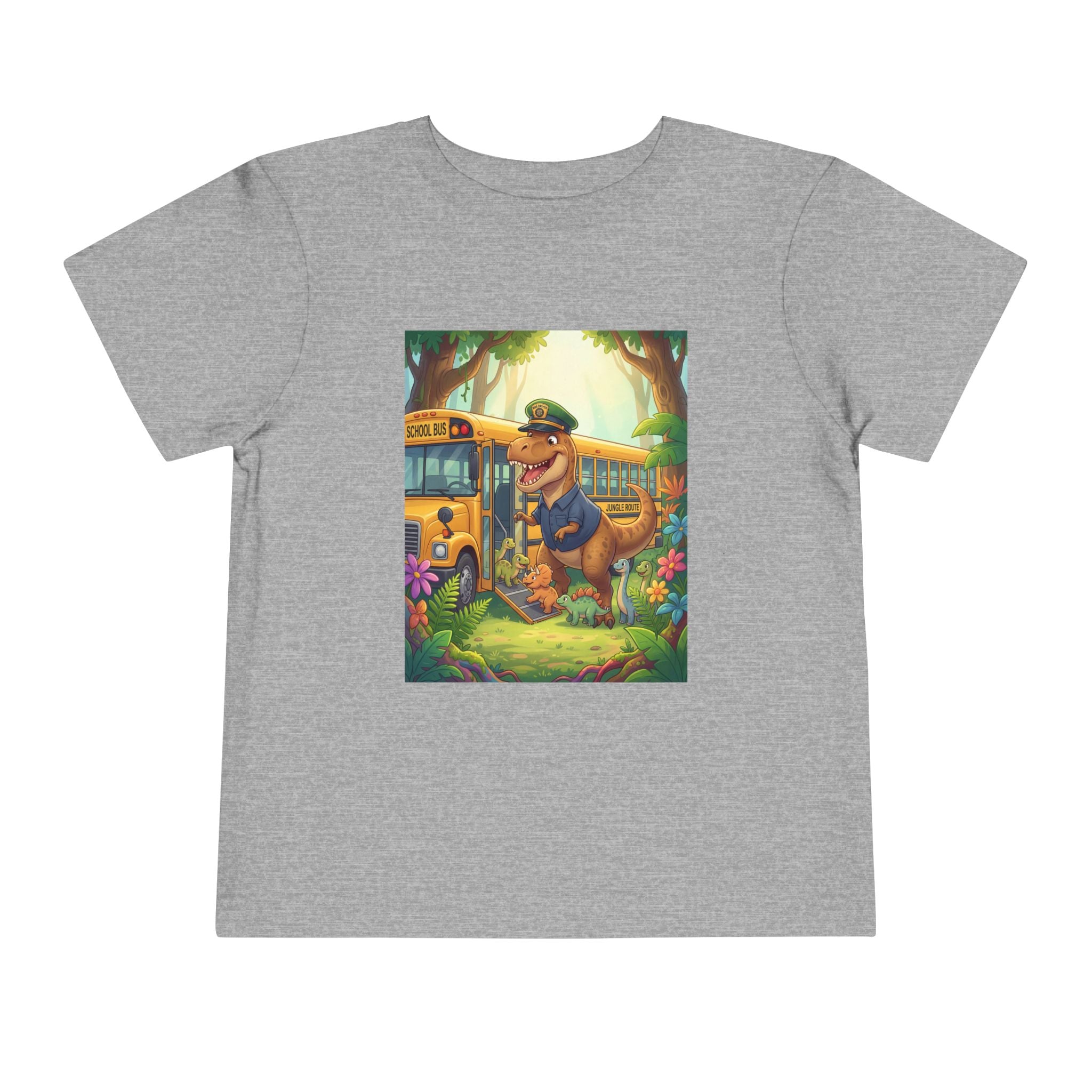 Ernest T-Rex Bus Driver Toddler Tee