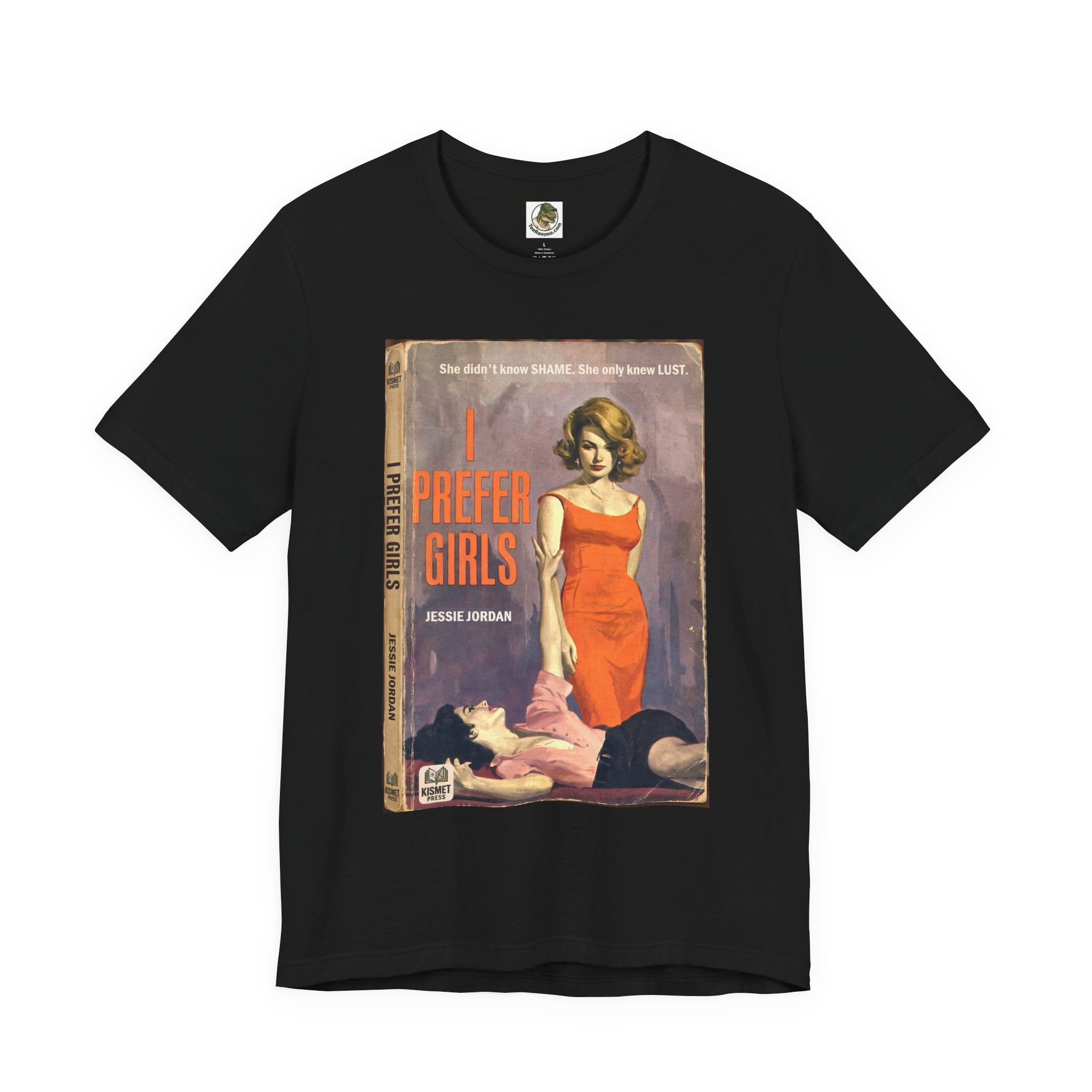 Vintage Fifties Pulp Novel 'I Prefer Girls' Graphic Tee