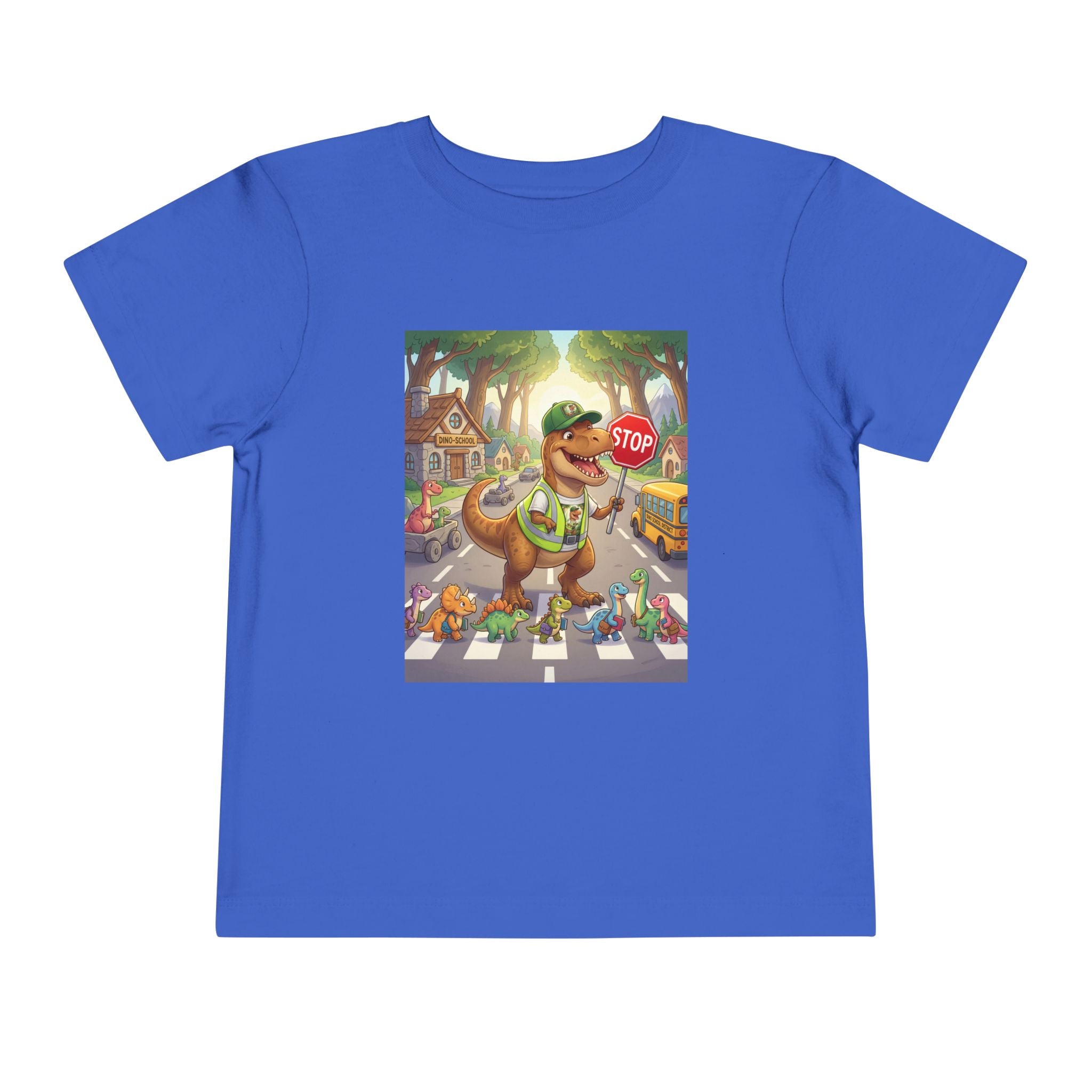 Ernest T-Rex Crossing Guard Toddler Tee