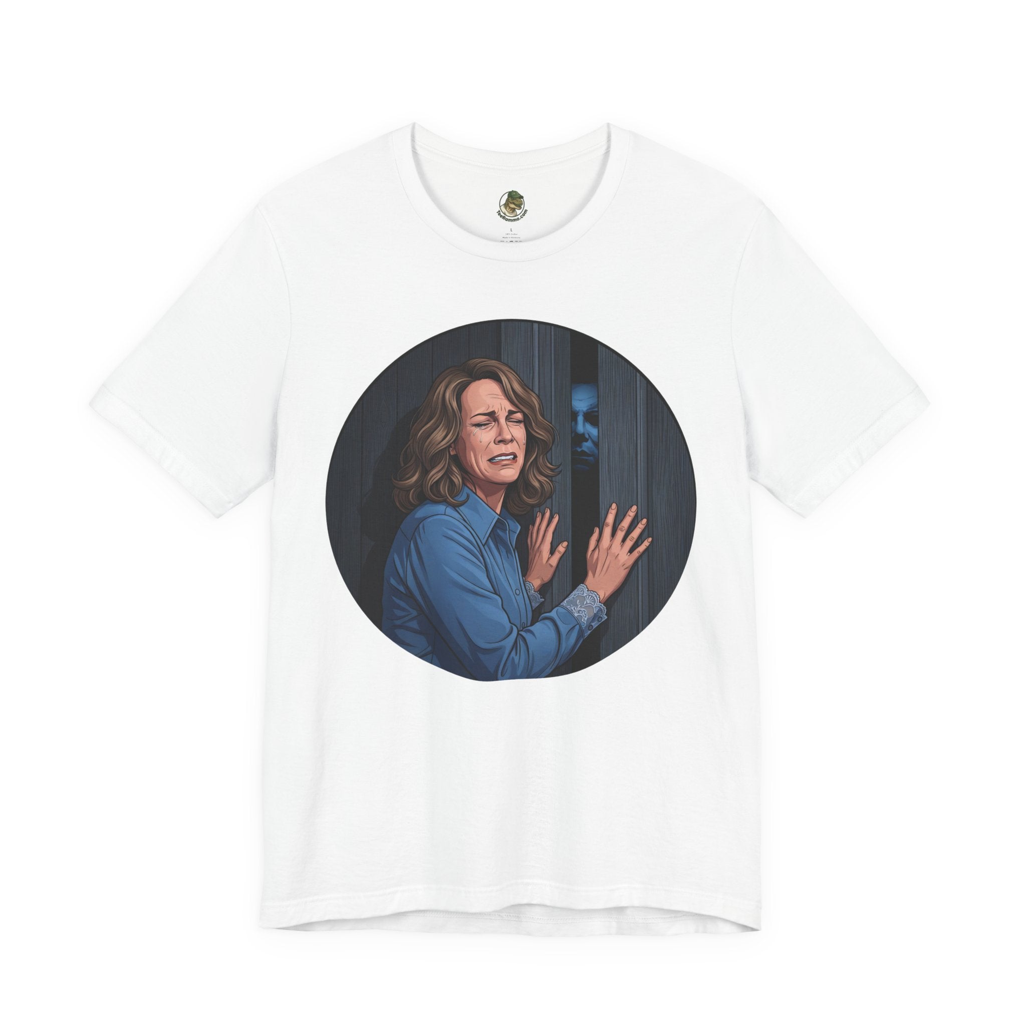Unisex 'Demon at the Door' Cotton T-Shirt