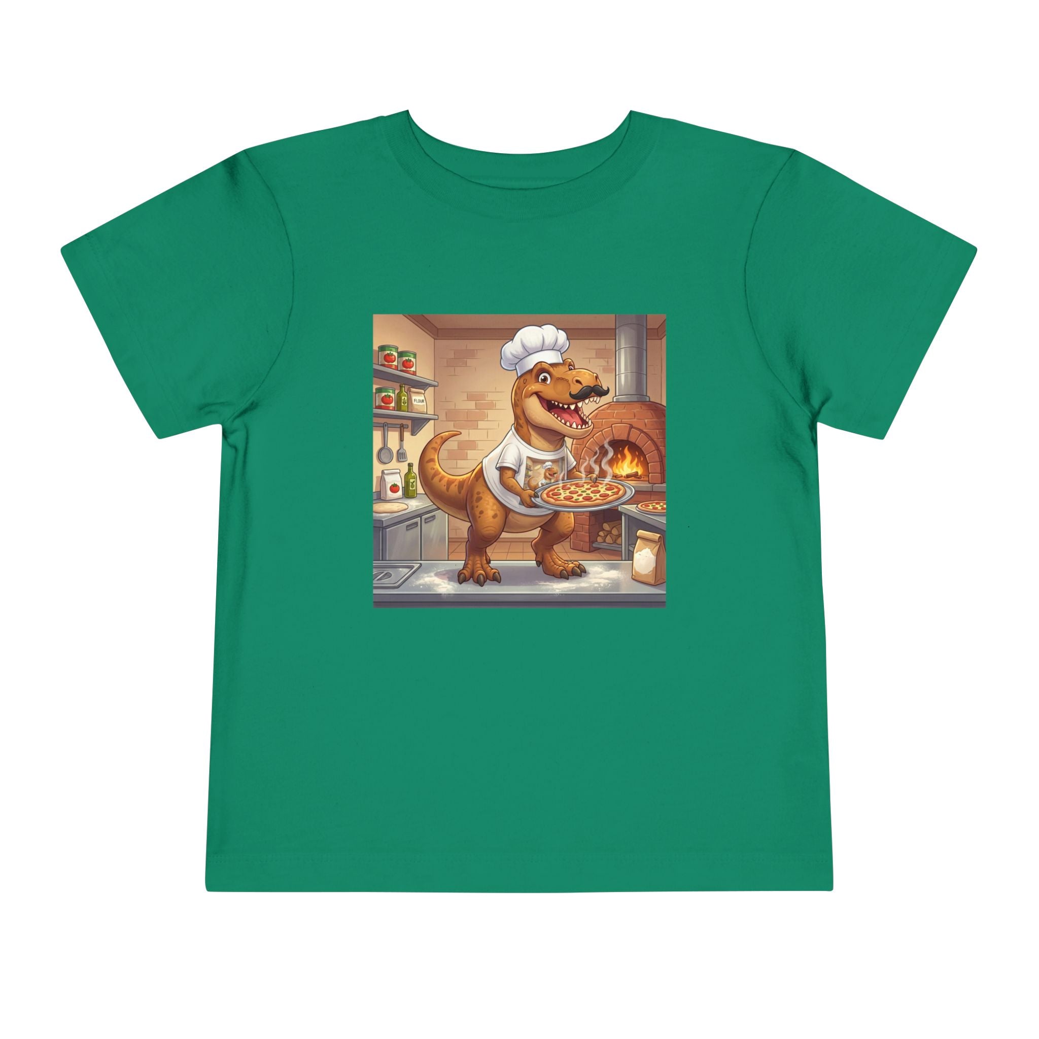 Ernest T. Rex Pizza Chef Toddler Tee