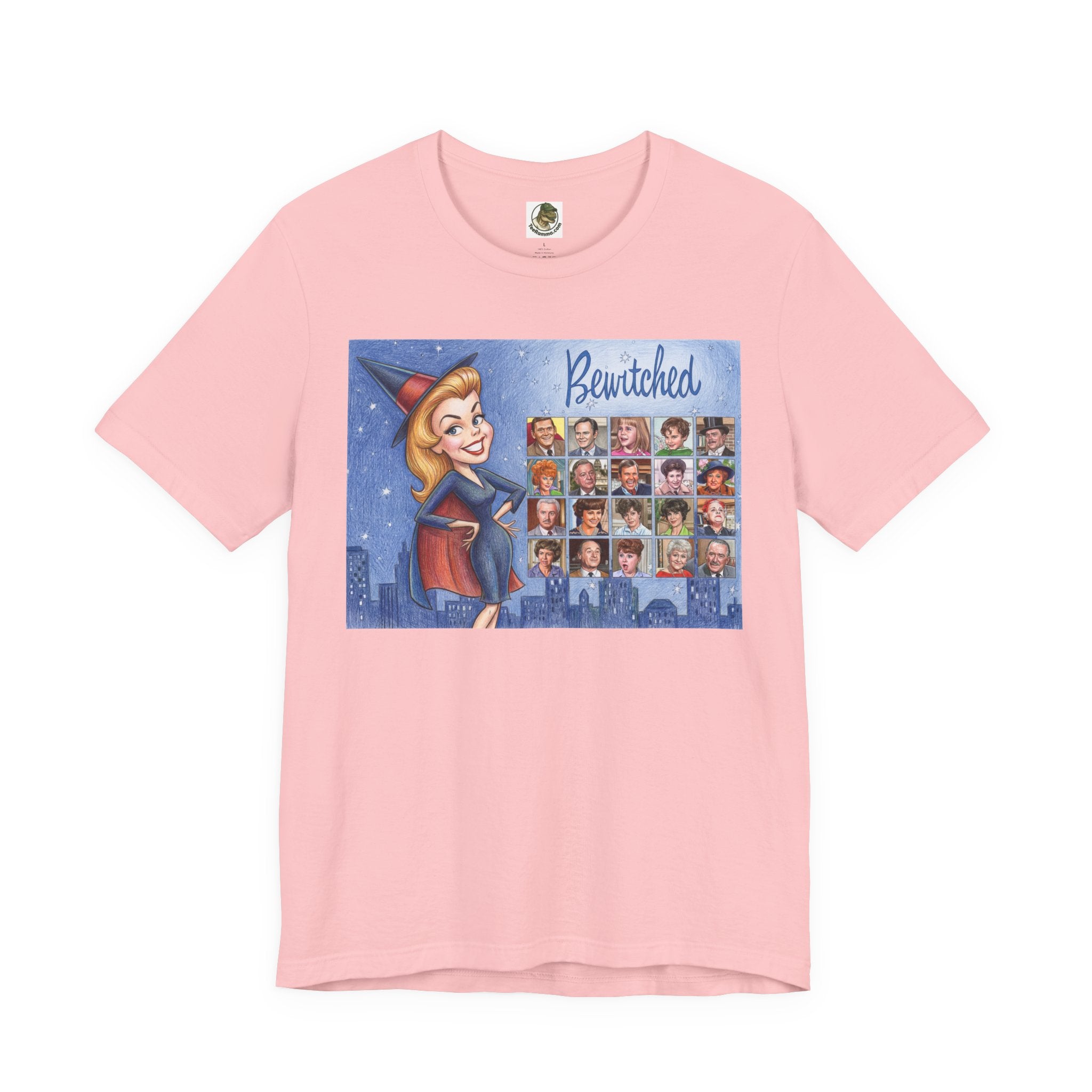 Unisex "Witch Family" Collage Cotton T-Shirt