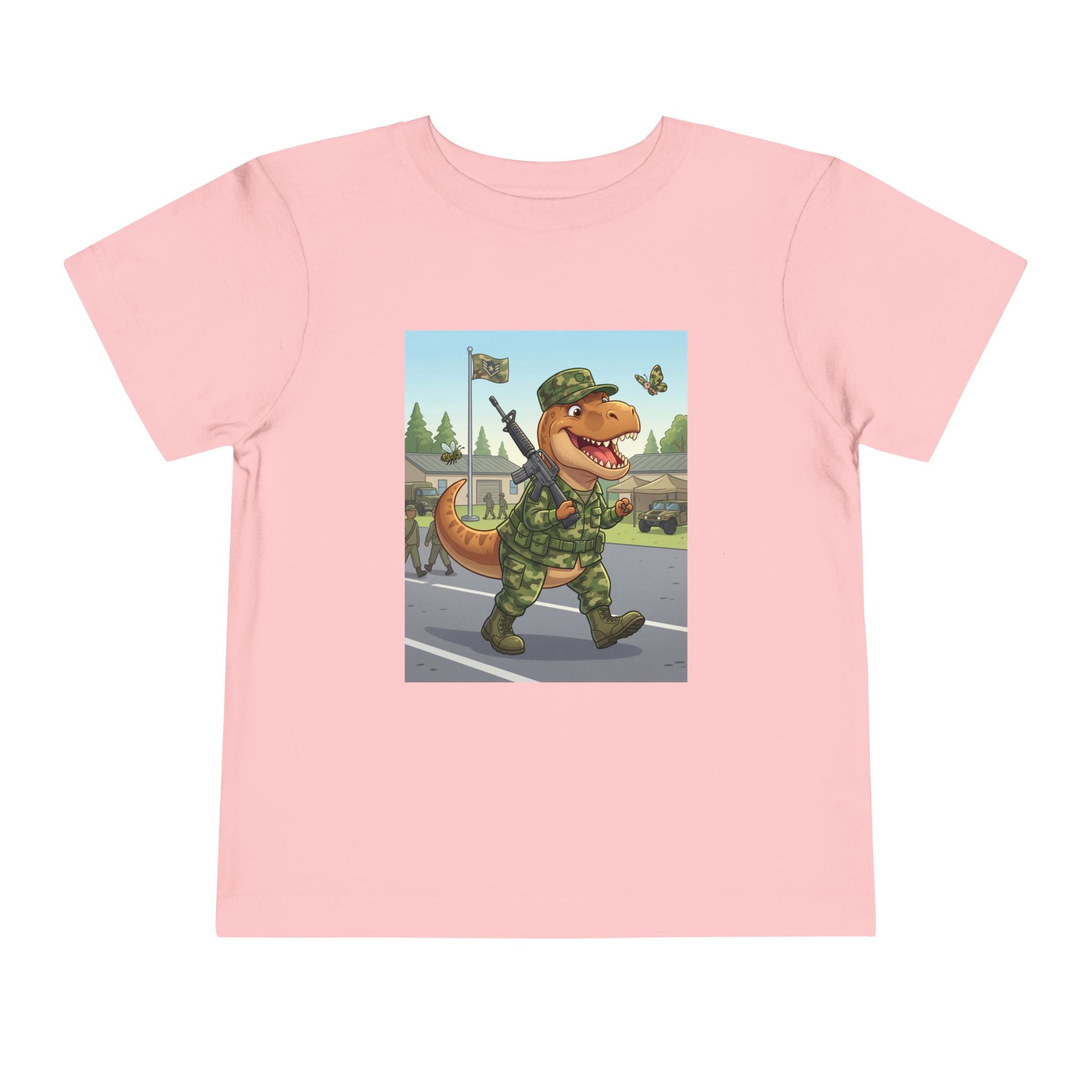 Ernest T-Rex Soldier Toddler Tee
