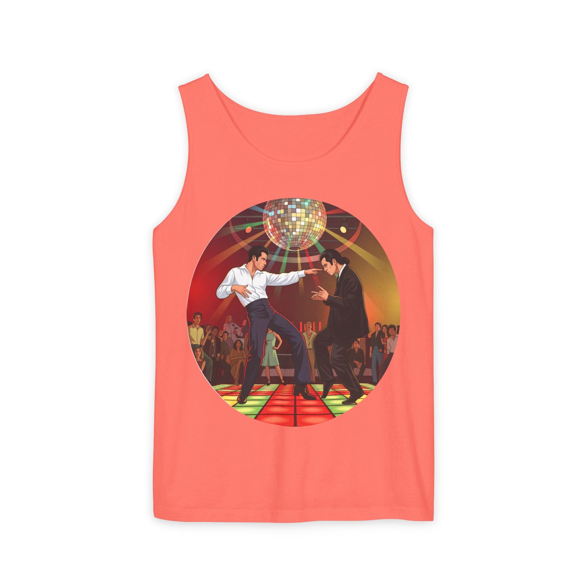 Unisex 'Dancing Together' Cottton Tank Top