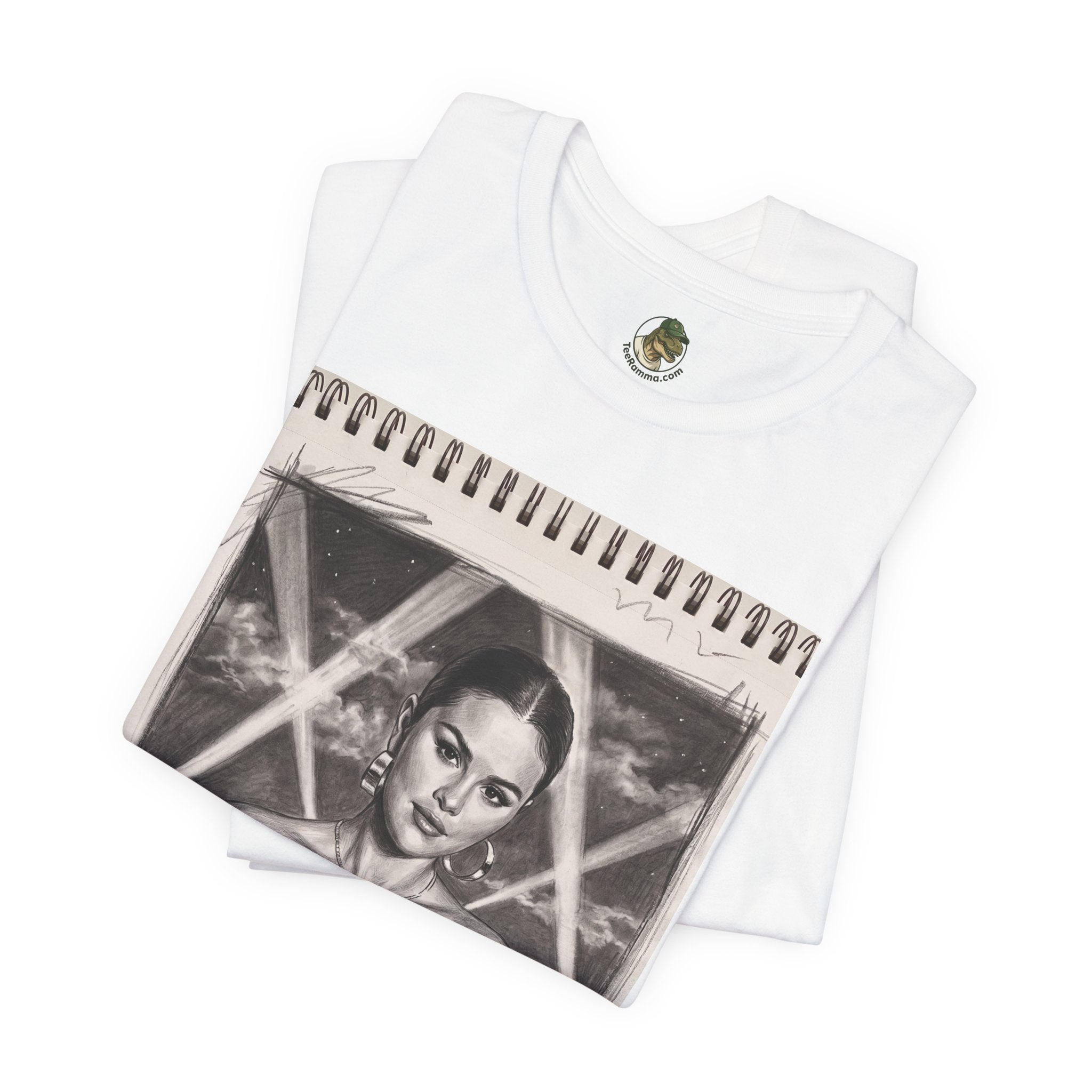 Unisex "Sel" Sketchbook Cotton T-Shirt