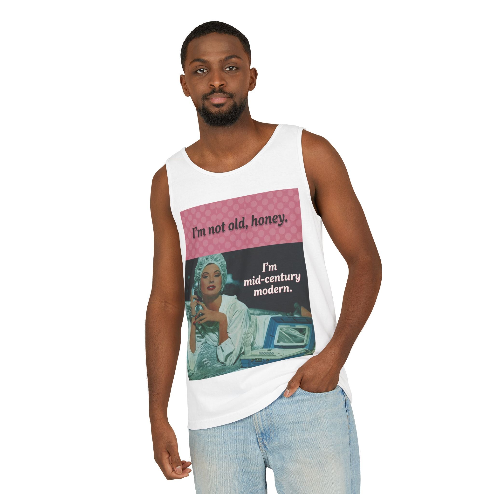 Unisex Mid-Century Modern Retro Tank Top