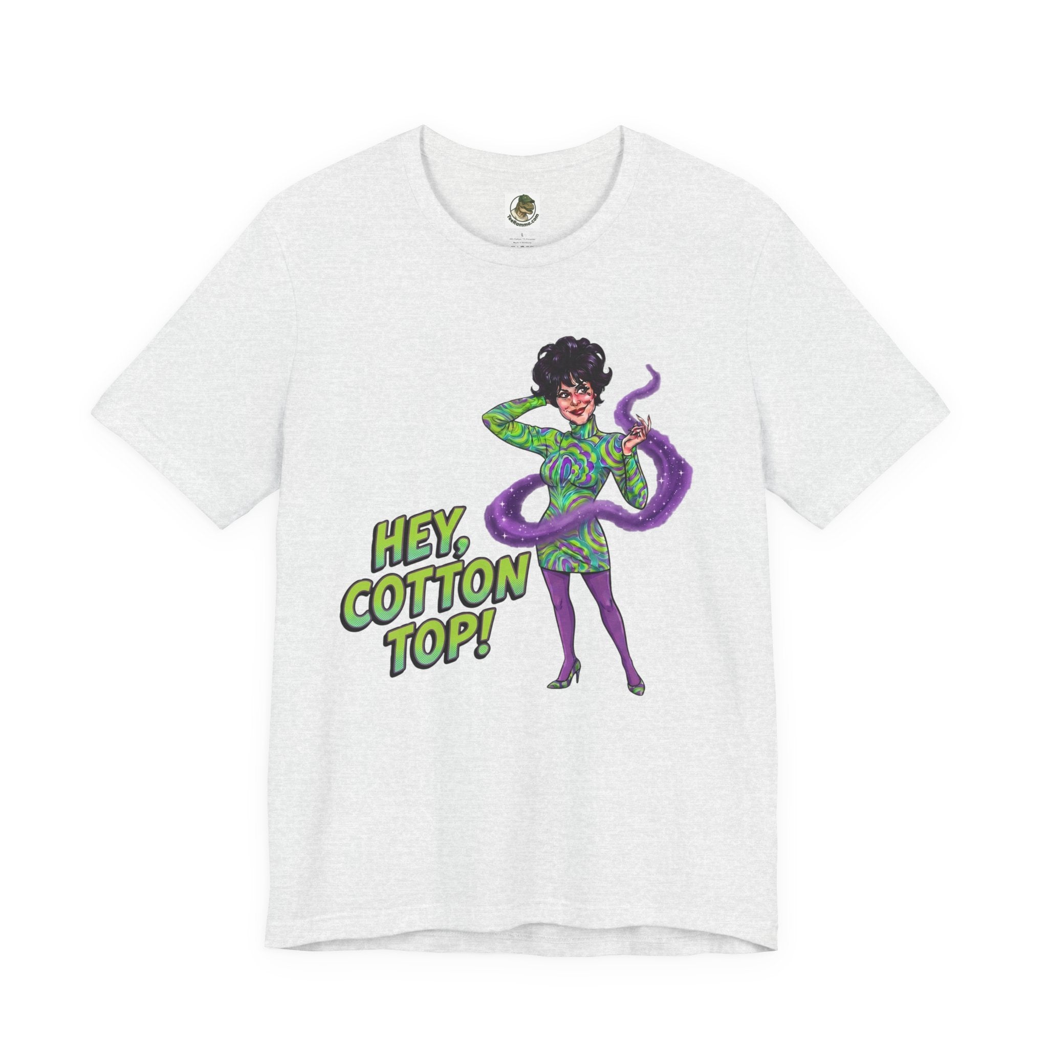 Unisex Vintage 'Hey, Cotton Top!' Cotton T-Shirt