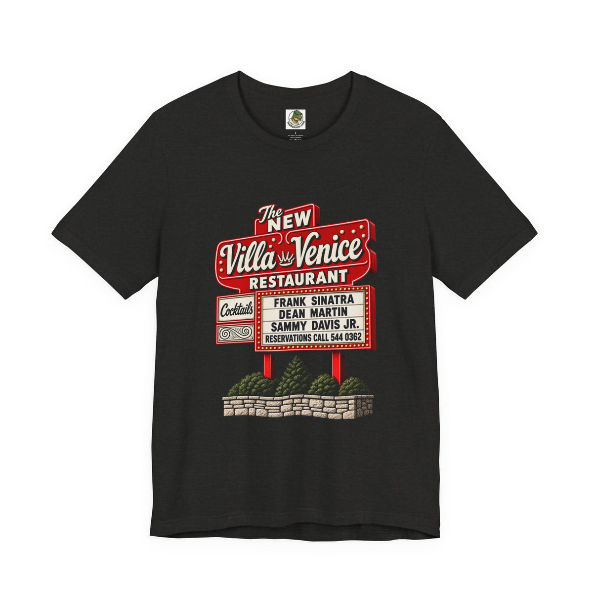 Villa Venice Restaurant Retro Sign Tee